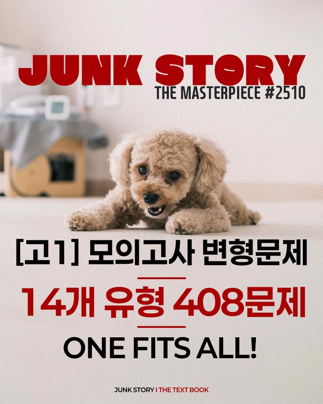 product-thumbImg-[★ 정크스토리] 고1 25년 10월 모고 변형 - 14개 유형 408제