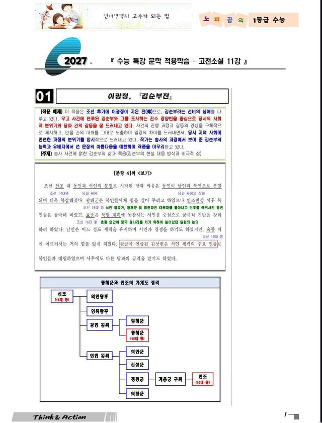 product-thumbImg-2027 수특 문학 고소 11강 김순부전 [지문 분석만]