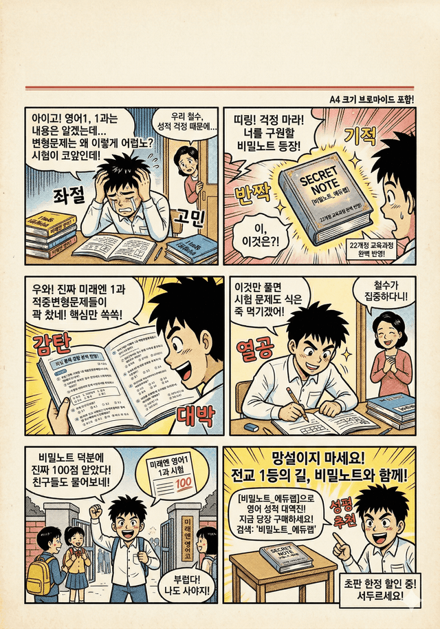 product-thumbImg-[비밀노트] 22개정 영어1 미래엔 1과 적중변형문제 1차