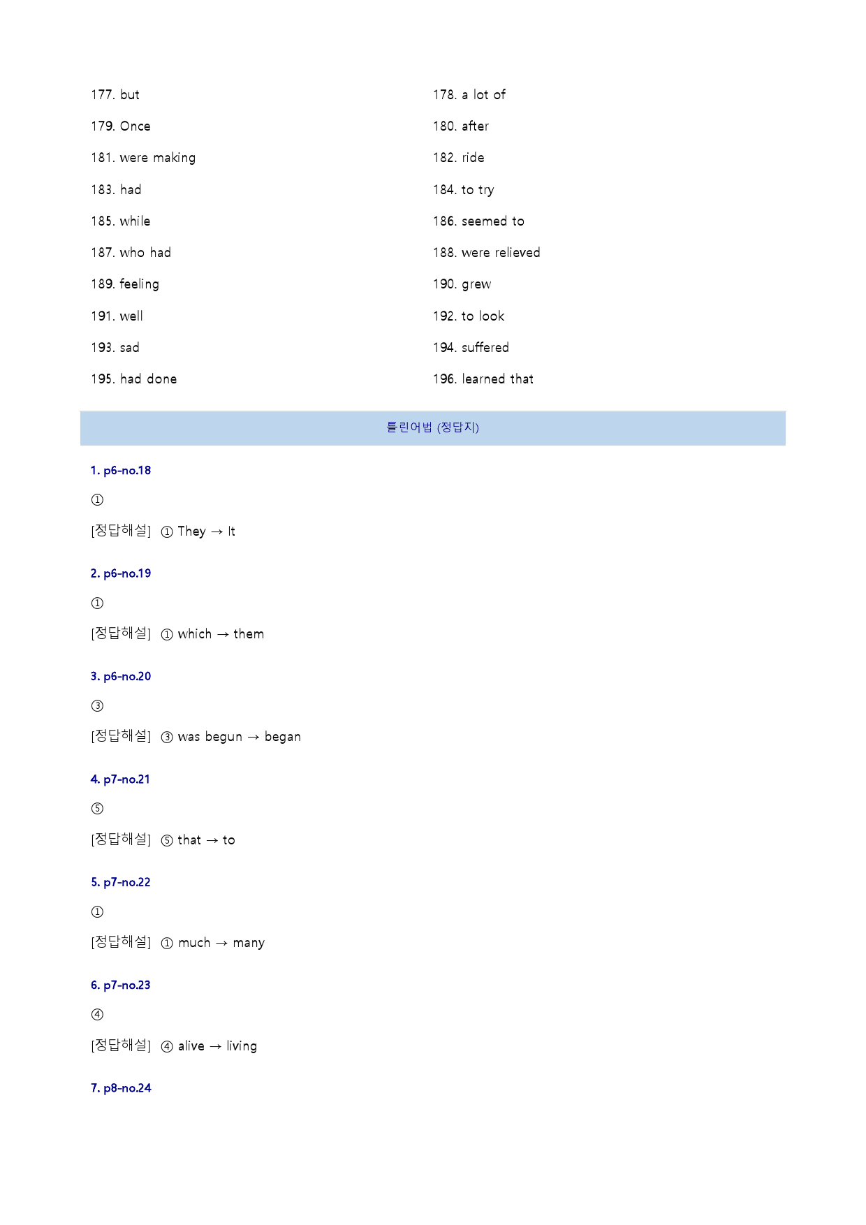 수능만만 영어독해 20회 22년 1회 모의고사_preview_138