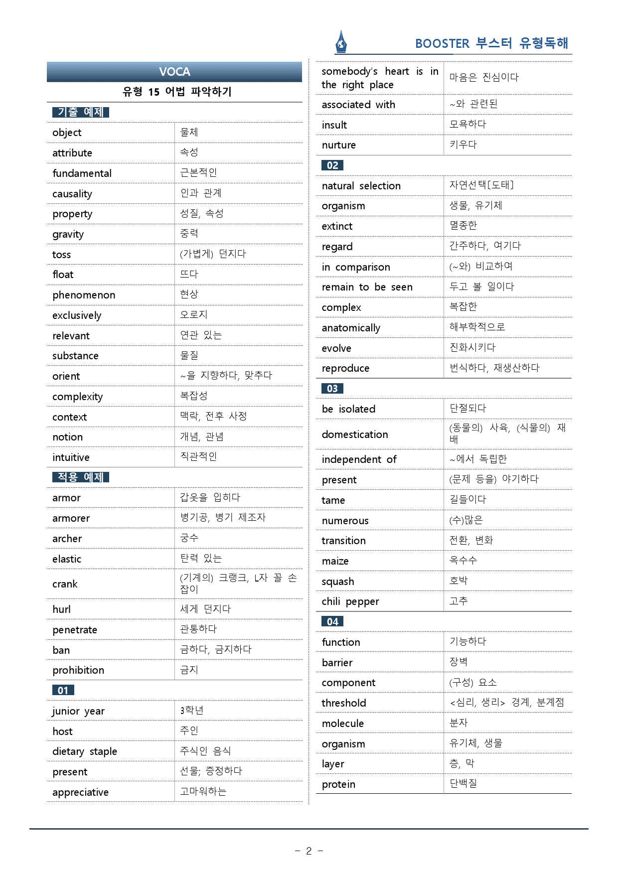 부스터 유형독해 - 유형 15 어법 파악하기 워크북(40p)_preview_2