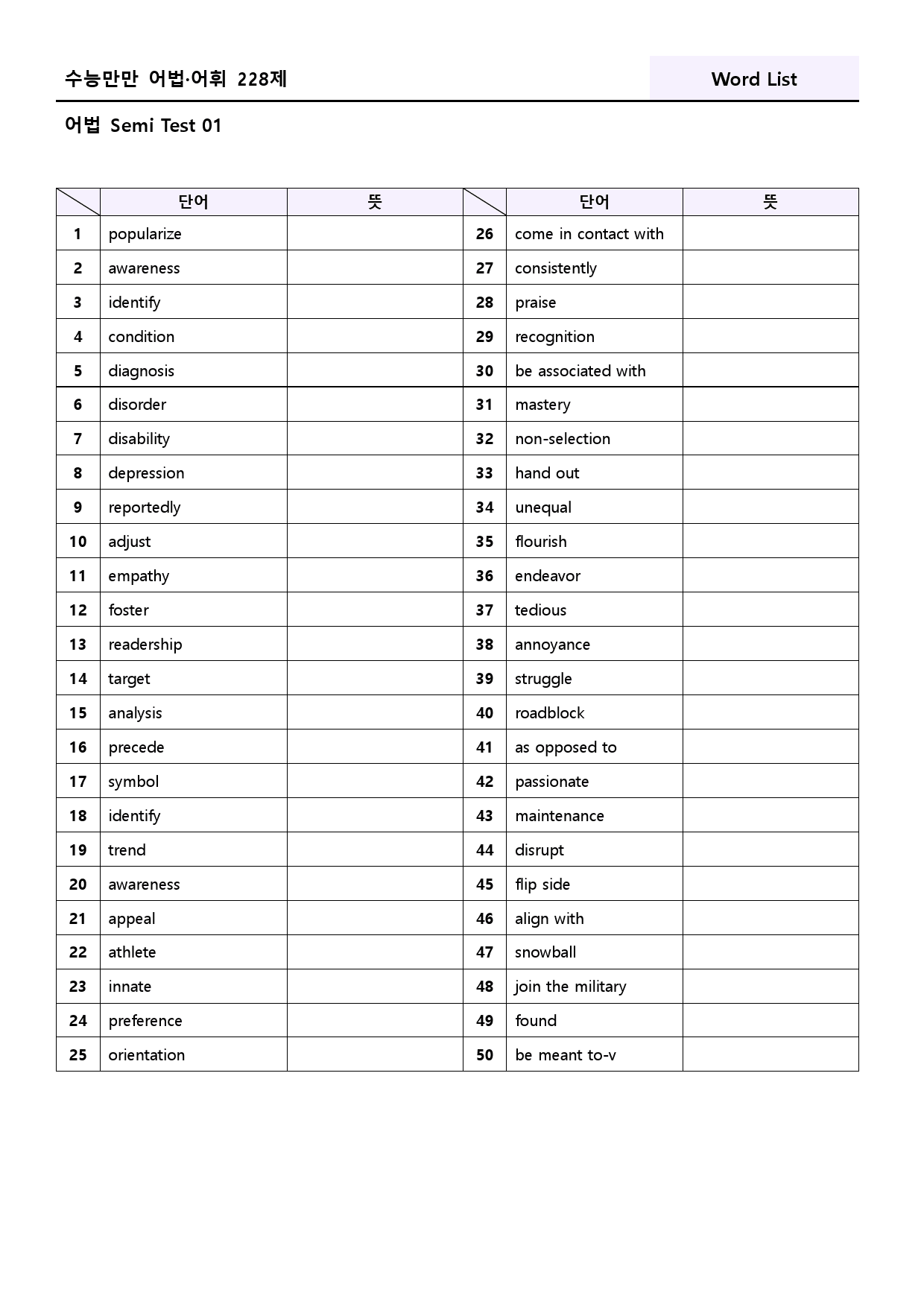 수능만만 228제 워크북 어법 semi test 1강 1 - 12_preview_80