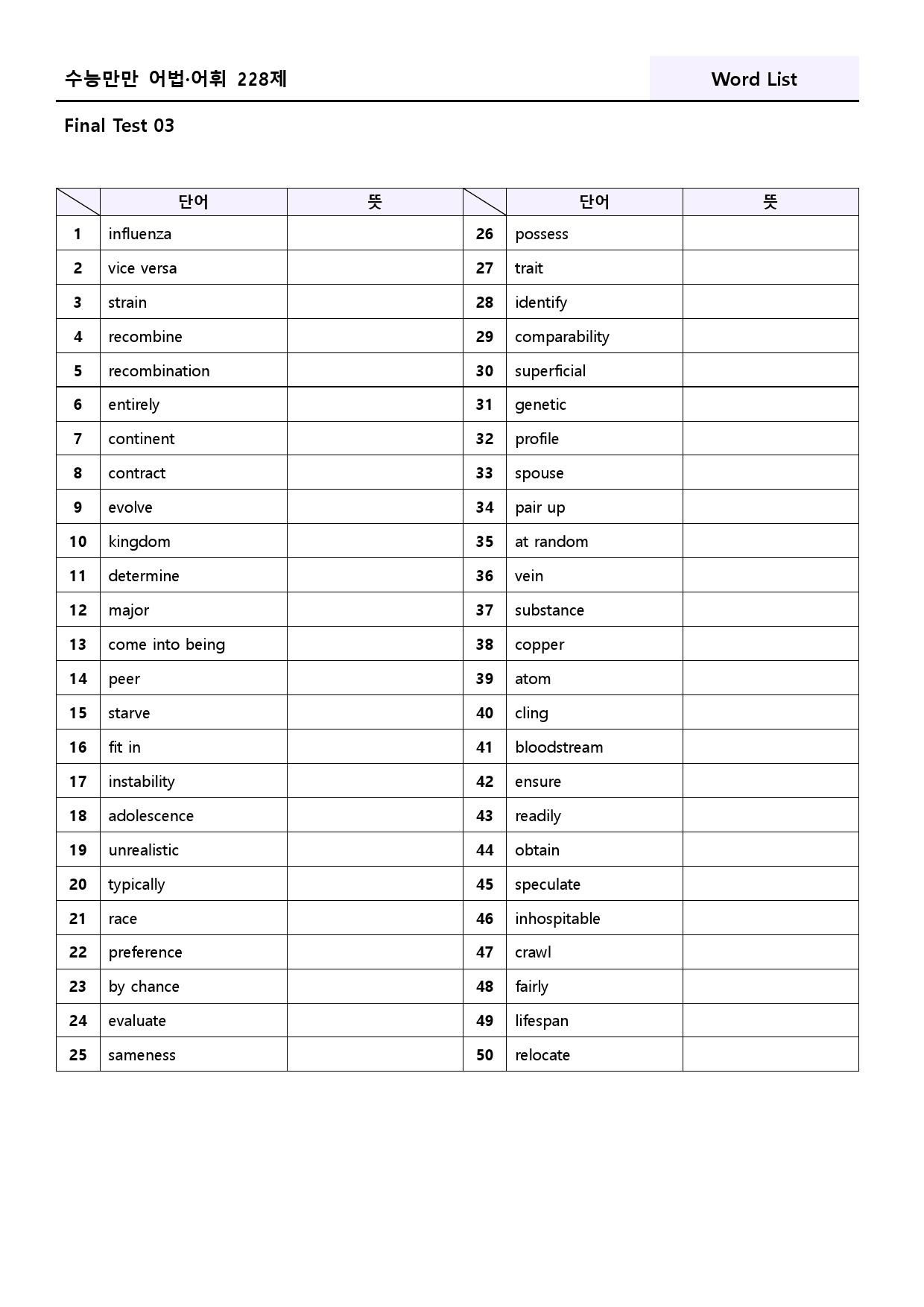 수능만만 228제 워크북 final test 3 3강 169 - 174_preview_41