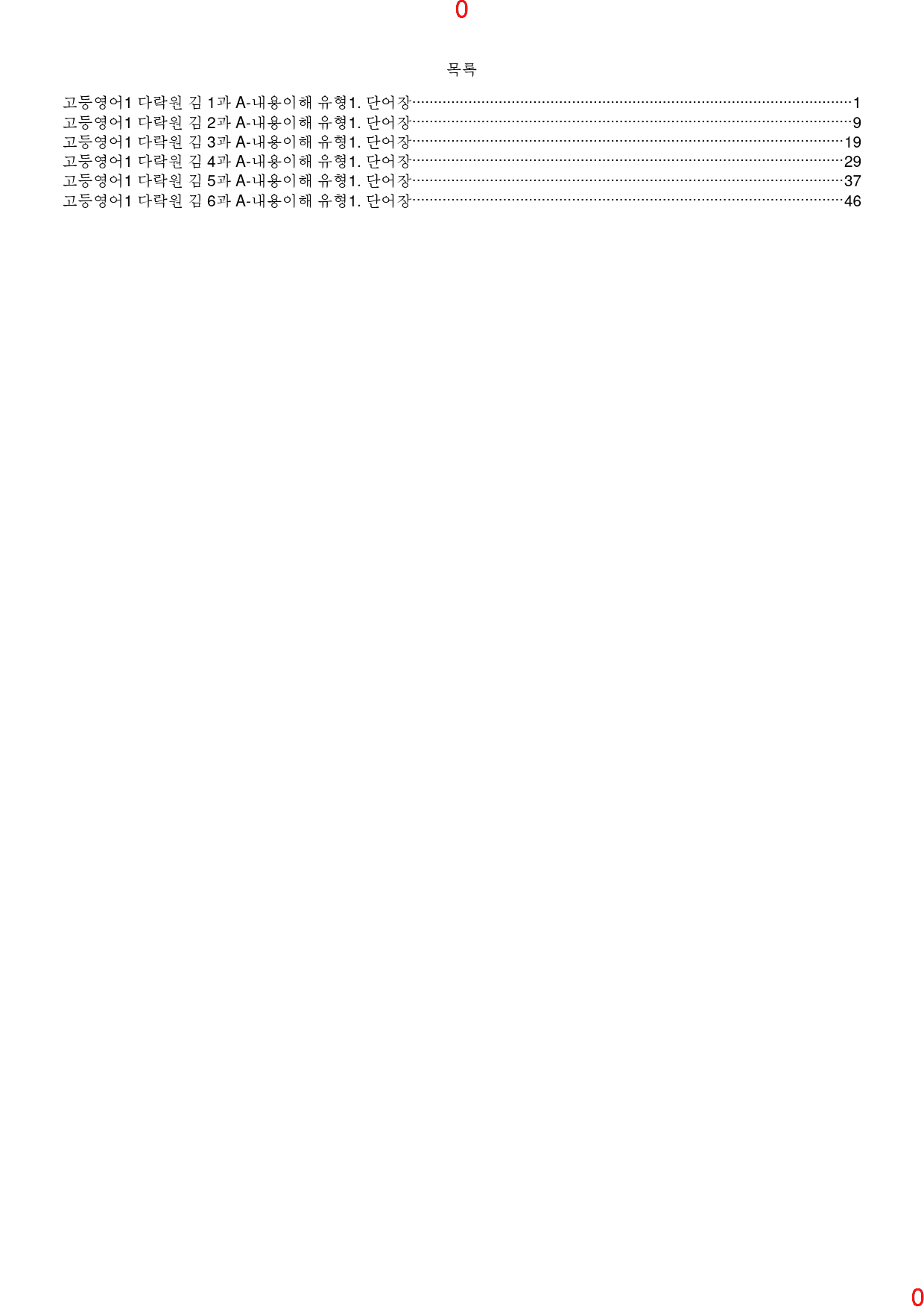 고등영어1 다락원 STEP 1 단어 4가지 유형, 55쪽_preview_1