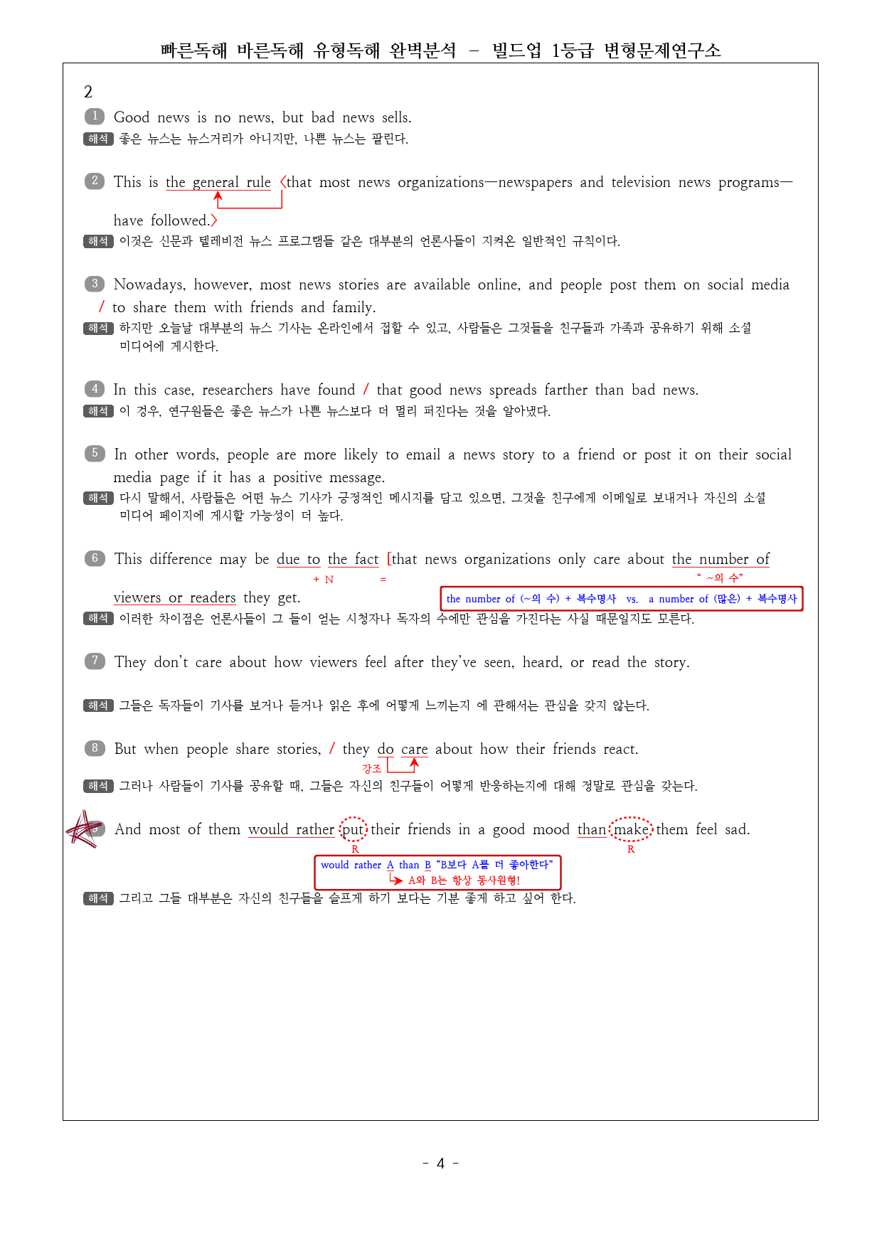 빠바유형독해 (2022년 개정) 1-1과 완벽분석 & 워크북_preview_4