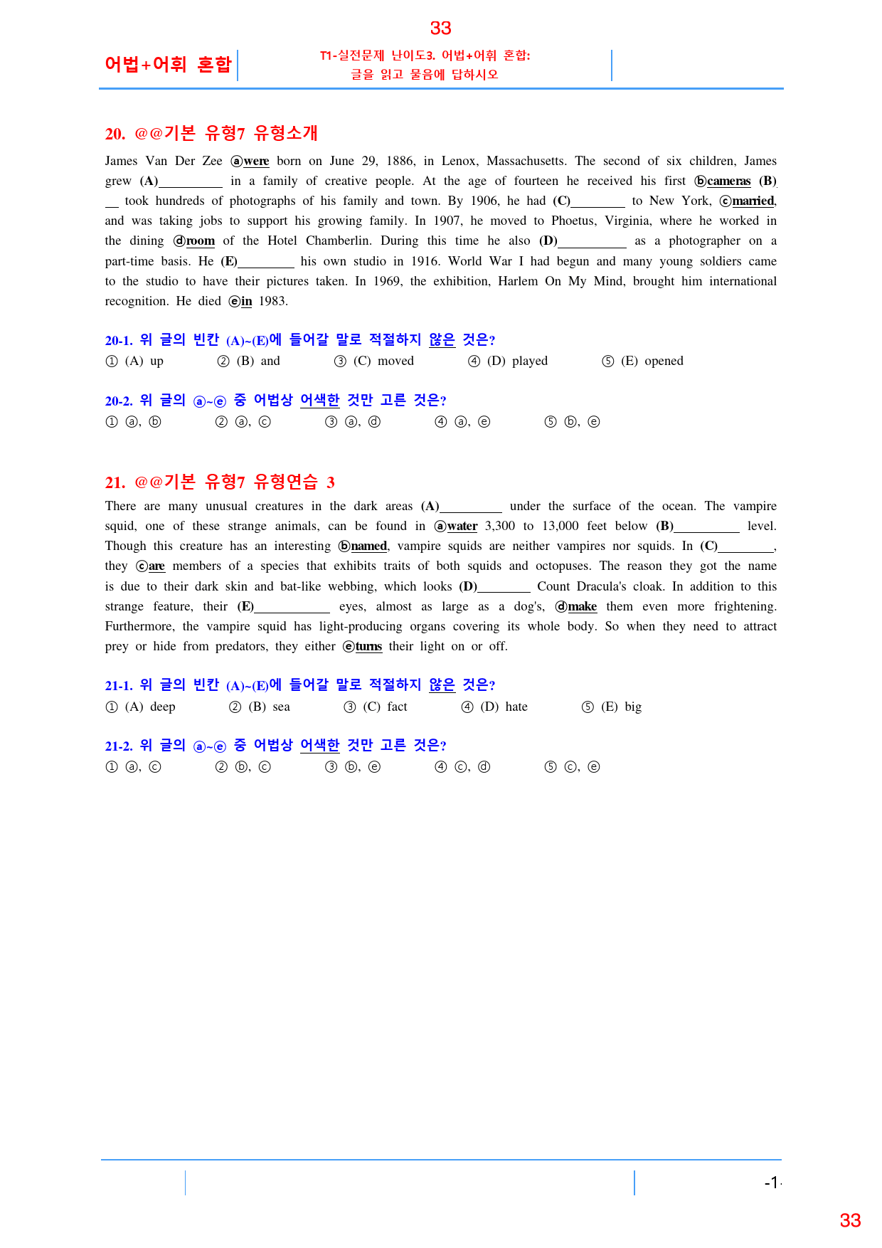 수능유형 PICK 기본 유형7, 19종 자료, 39쪽 60제_preview_33