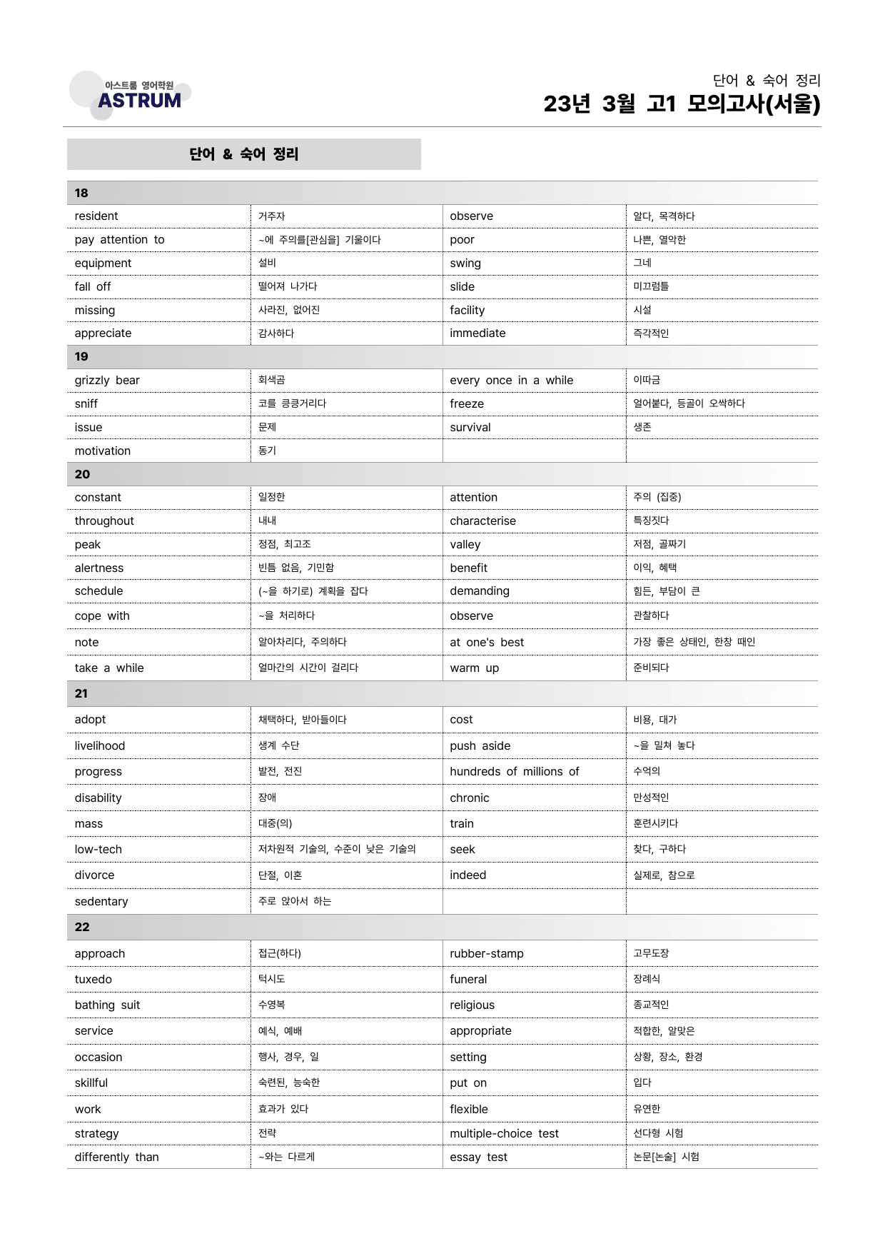 23년 3월 고1 모의고사(서울) 기출분석 & 수업용 자료_preview_3