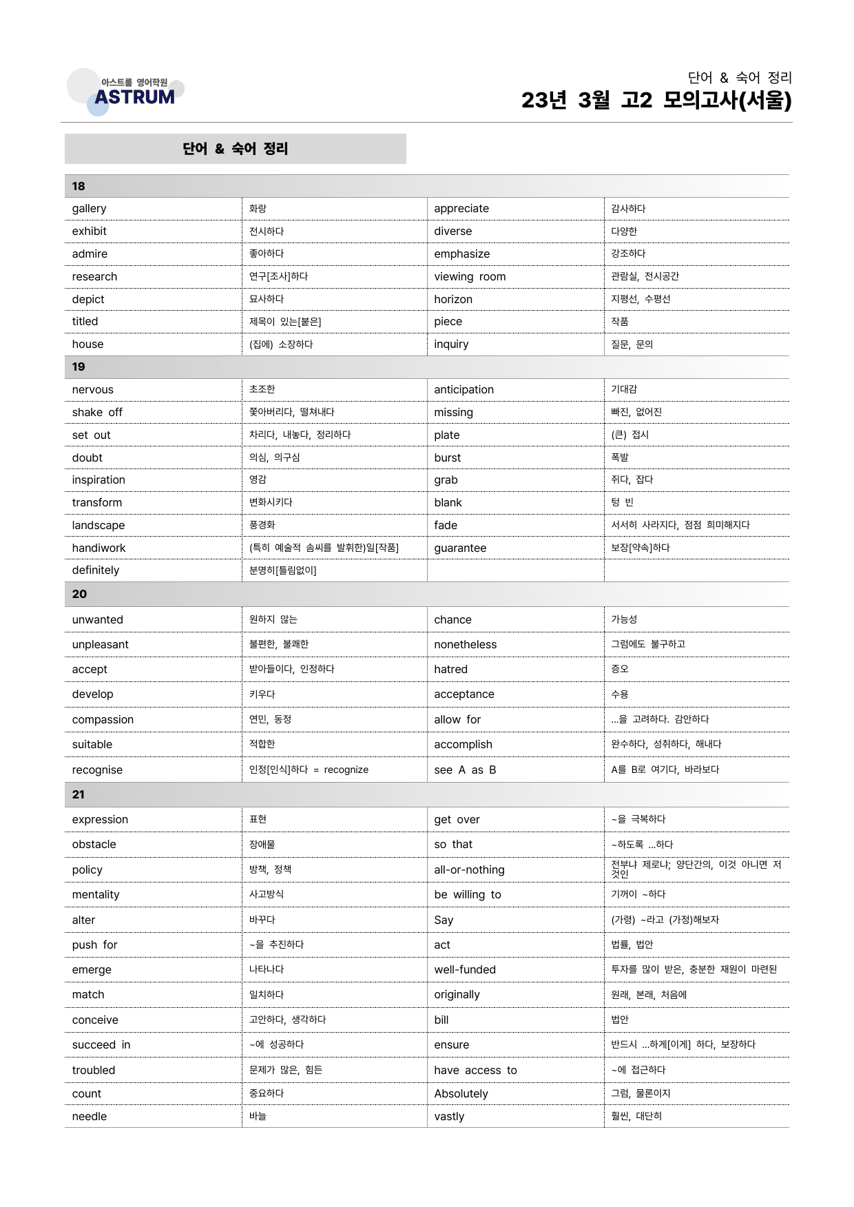 23년 3월 고2 모의고사(서울) 기출분석 & 수업용 자료_preview_3