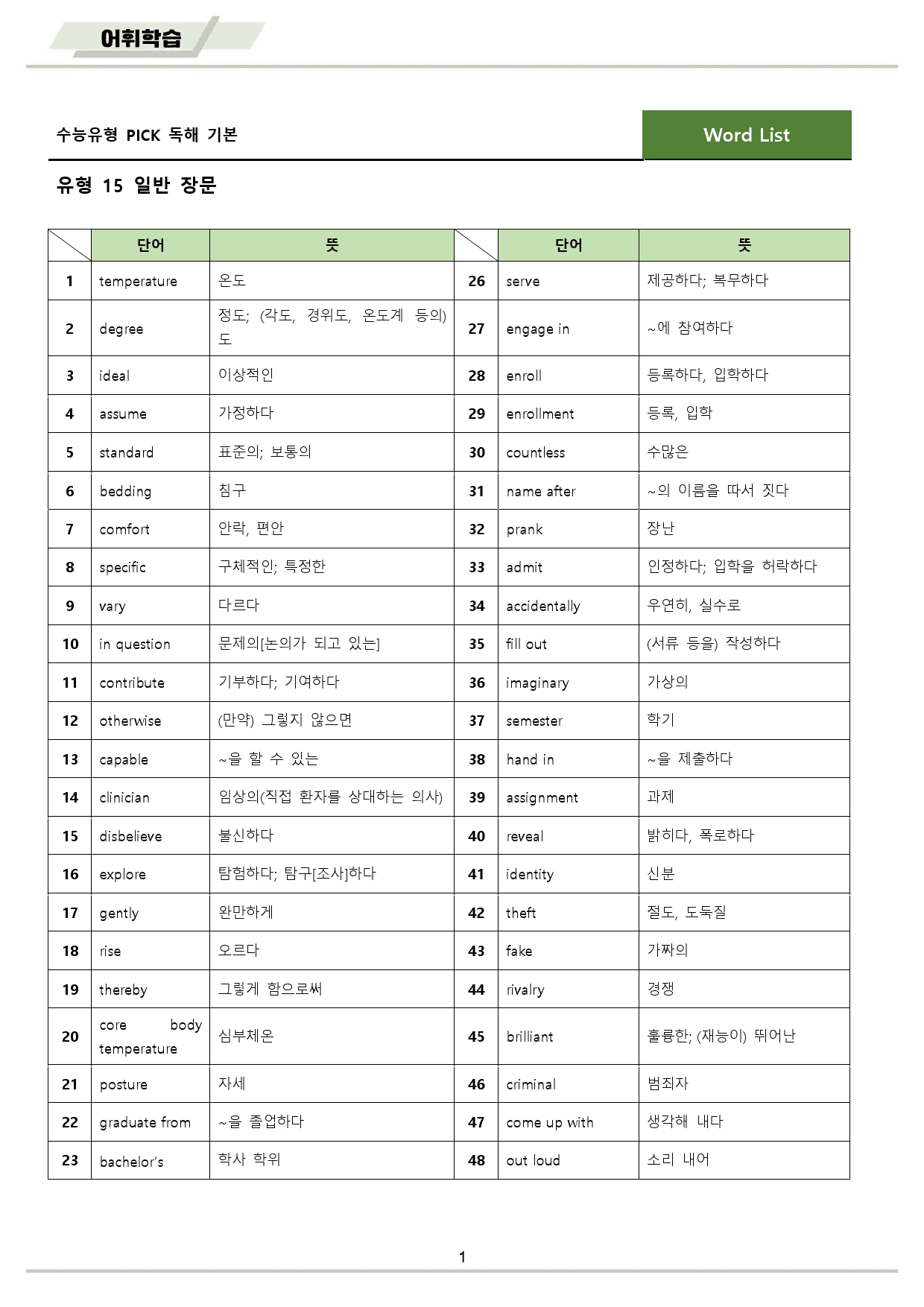 수능유형 픽 pick 독해 기본 워크북 10종 15강 15과_preview_2