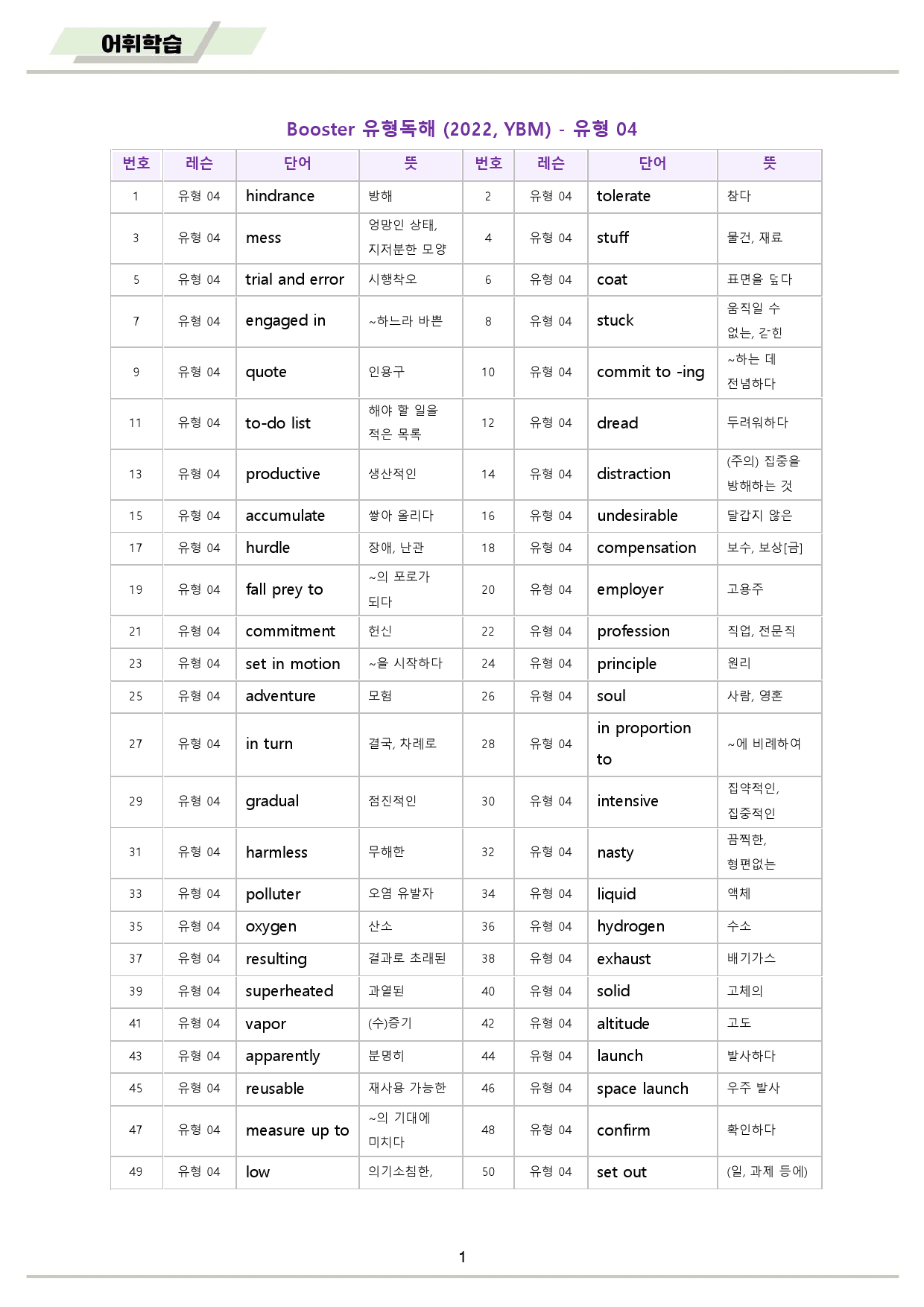 부스터 유형 독해 booster 워크북 10종 4 04 4강 4과_preview_2