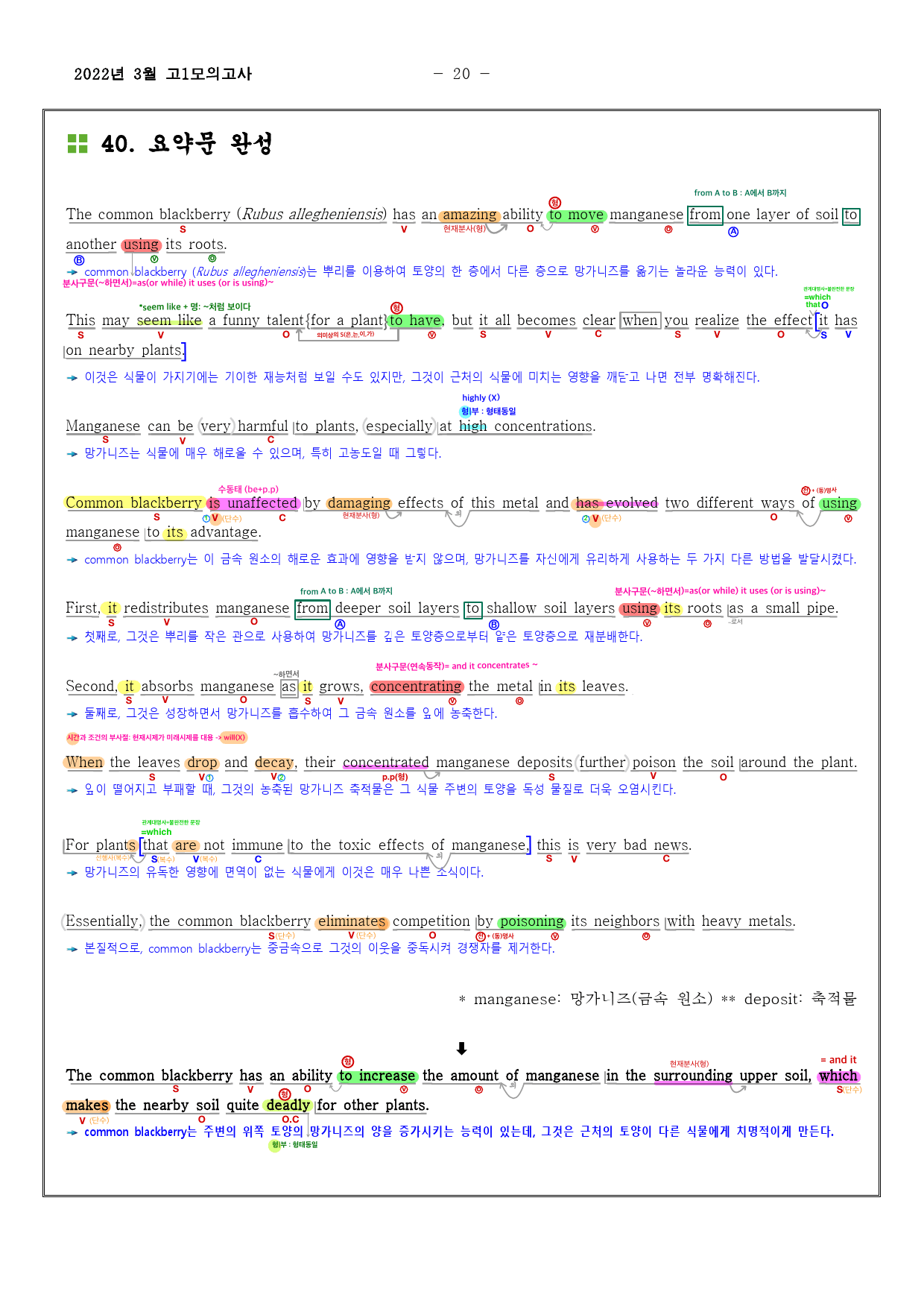 2022년 3월 고1 모의고사영어 내신대비용 손글씨분석-아삭영어(무채색)_preview_21