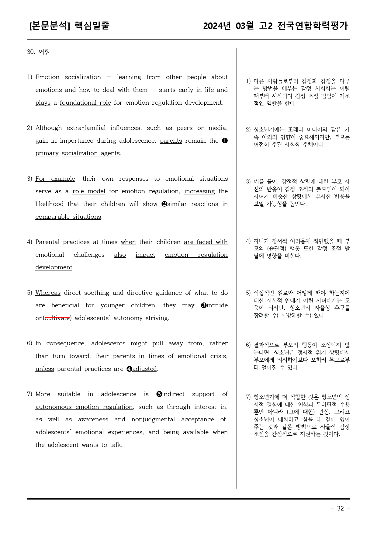 24년3월 고2 학평 모의고사 (어휘+워크북+기본변형문제)_preview_32