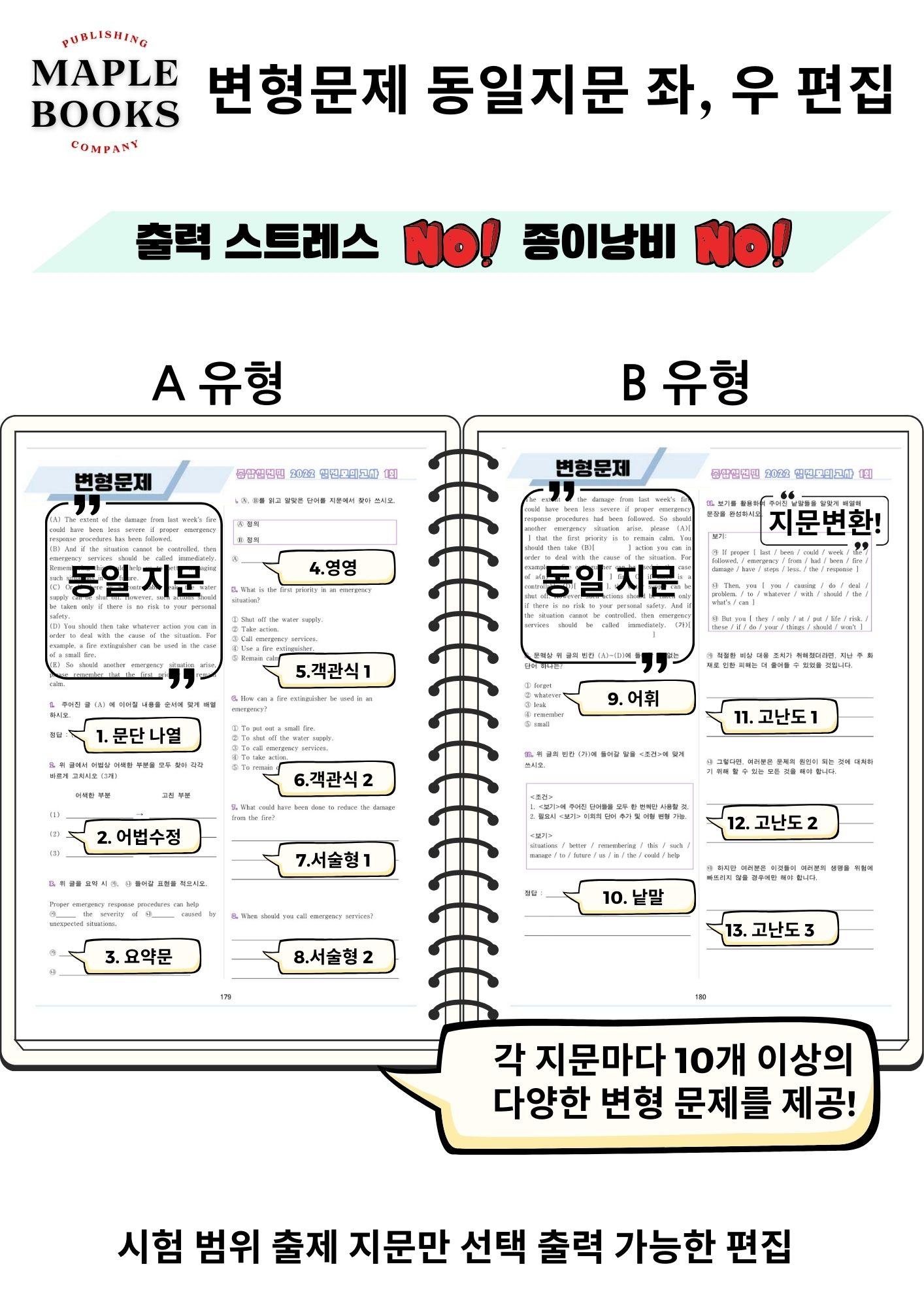 2024년 3월 모의고사 영어 고1 변형문제 워크북_promotion