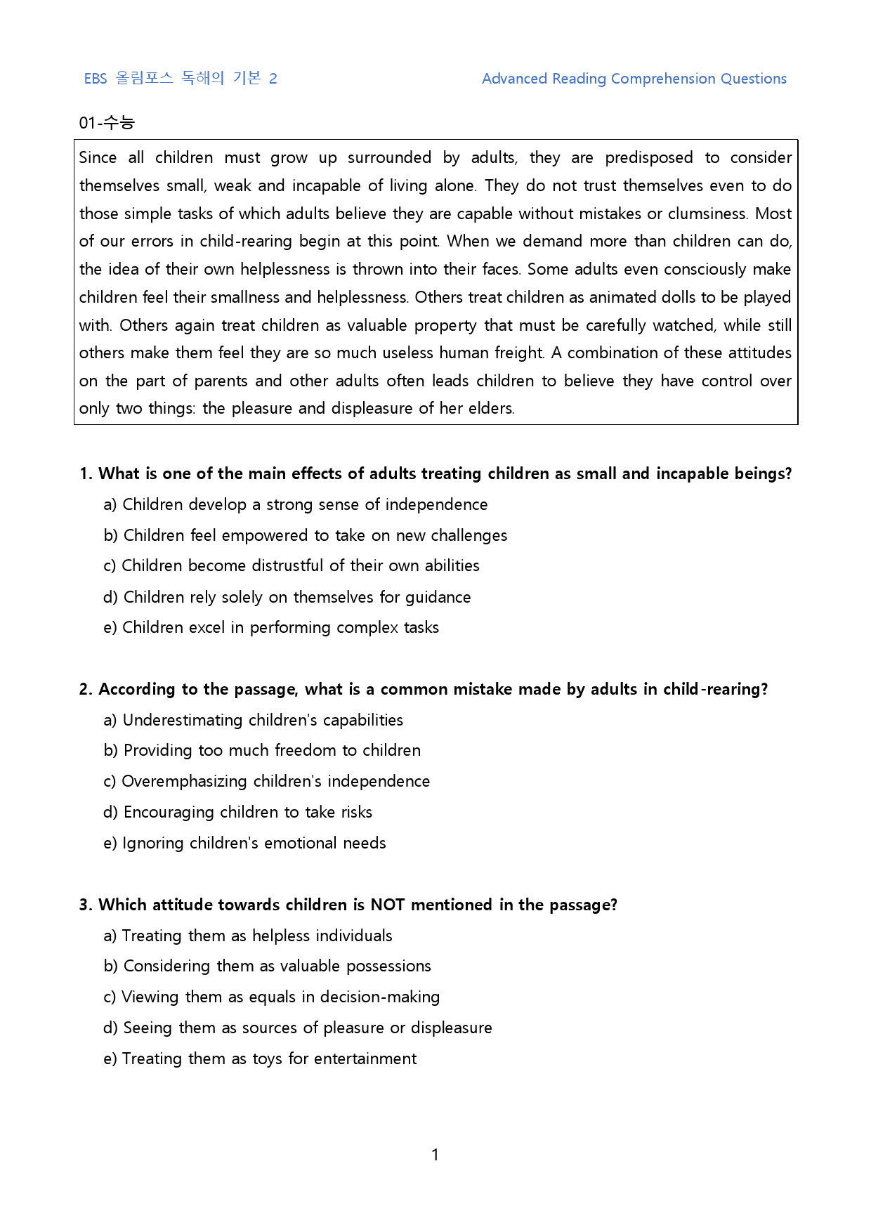 EBS_올림포스_독해의_기본_2_고난도_변형문제(영문)_01강_30문제_preview_1