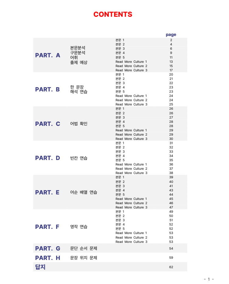 영어권 문화 3과 본문.구문분석.워크북 (학생용.교사용)_promotion