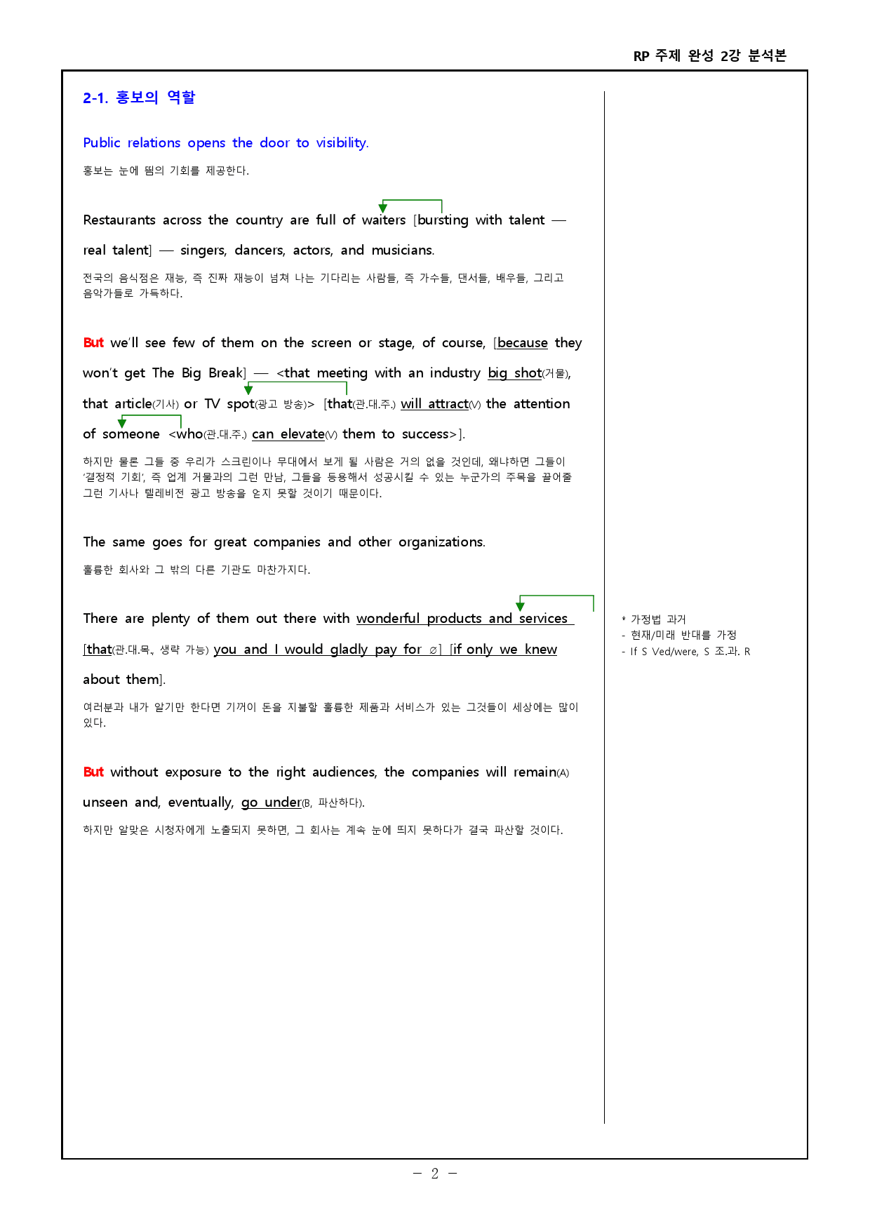 Reading Power 주제별 독해 완성 - 분석본 - 2강 _preview_2