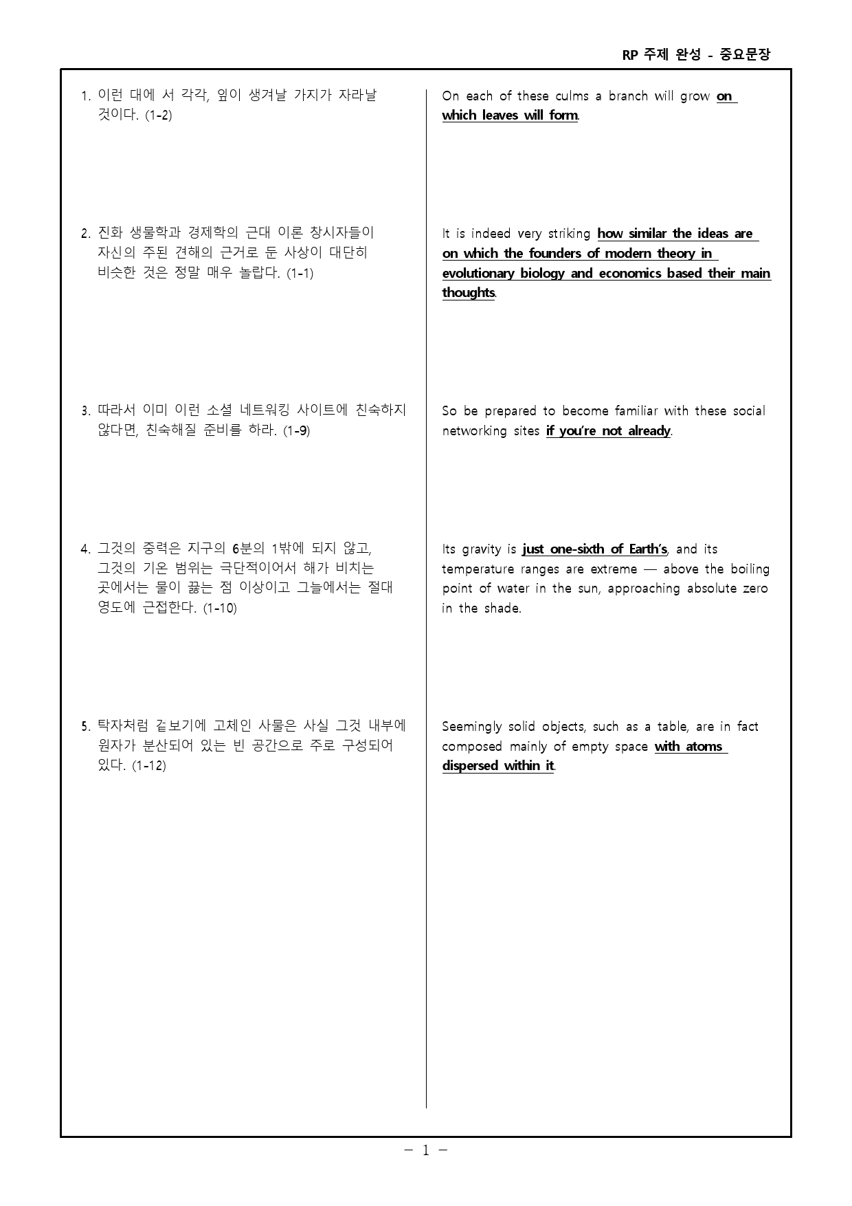 Reading Power 주제별 독해 완성 - 워크북+변형문제 - 1강_preview_25