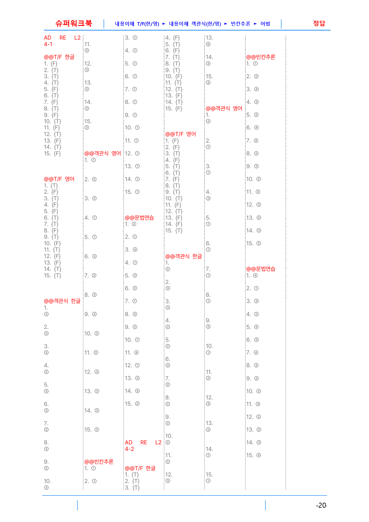 AD Reading Expert L2, 4장 슈퍼워크북(핵심 6종 자료)_preview_11