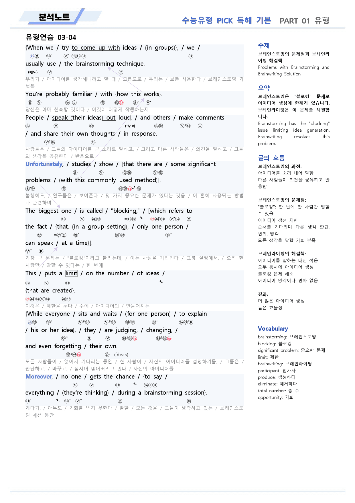 수능유형 픽 pick 독해 기본 분석노트 15강 15과_preview_6