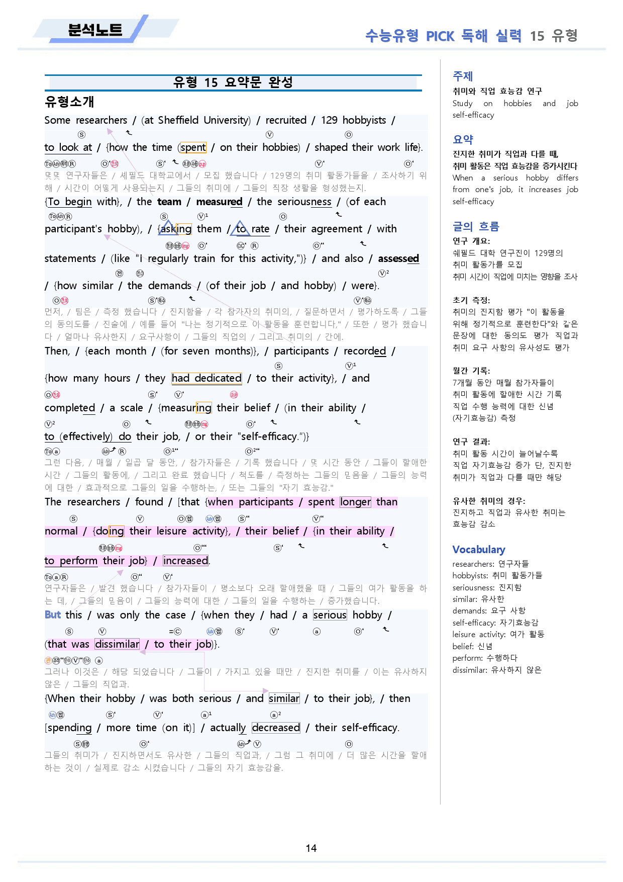 유형 픽 pick 독해 실력 분석노트 13강- 테스트 8 통합 할인_preview_15