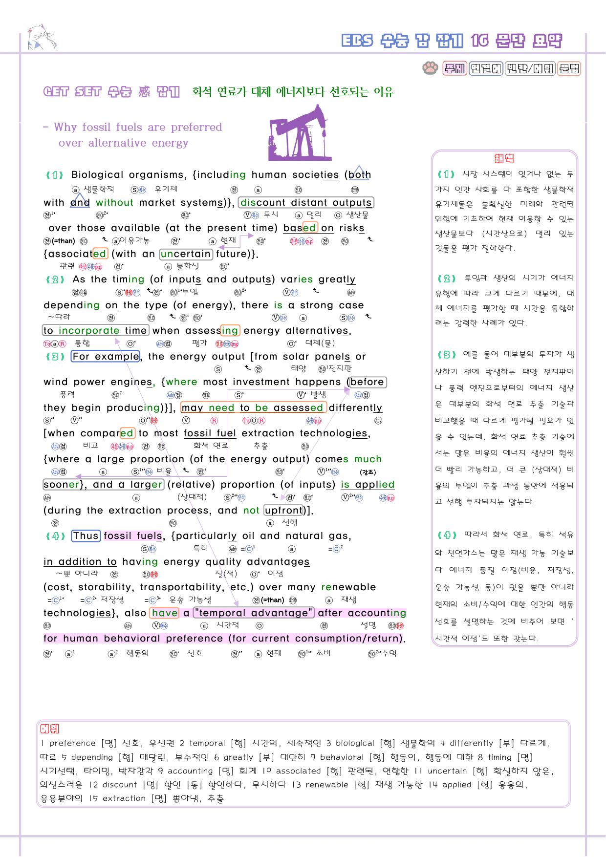 수능 감잡기 고등 영어 16 16강 16과 분석노트 수능감잡기_preview_3