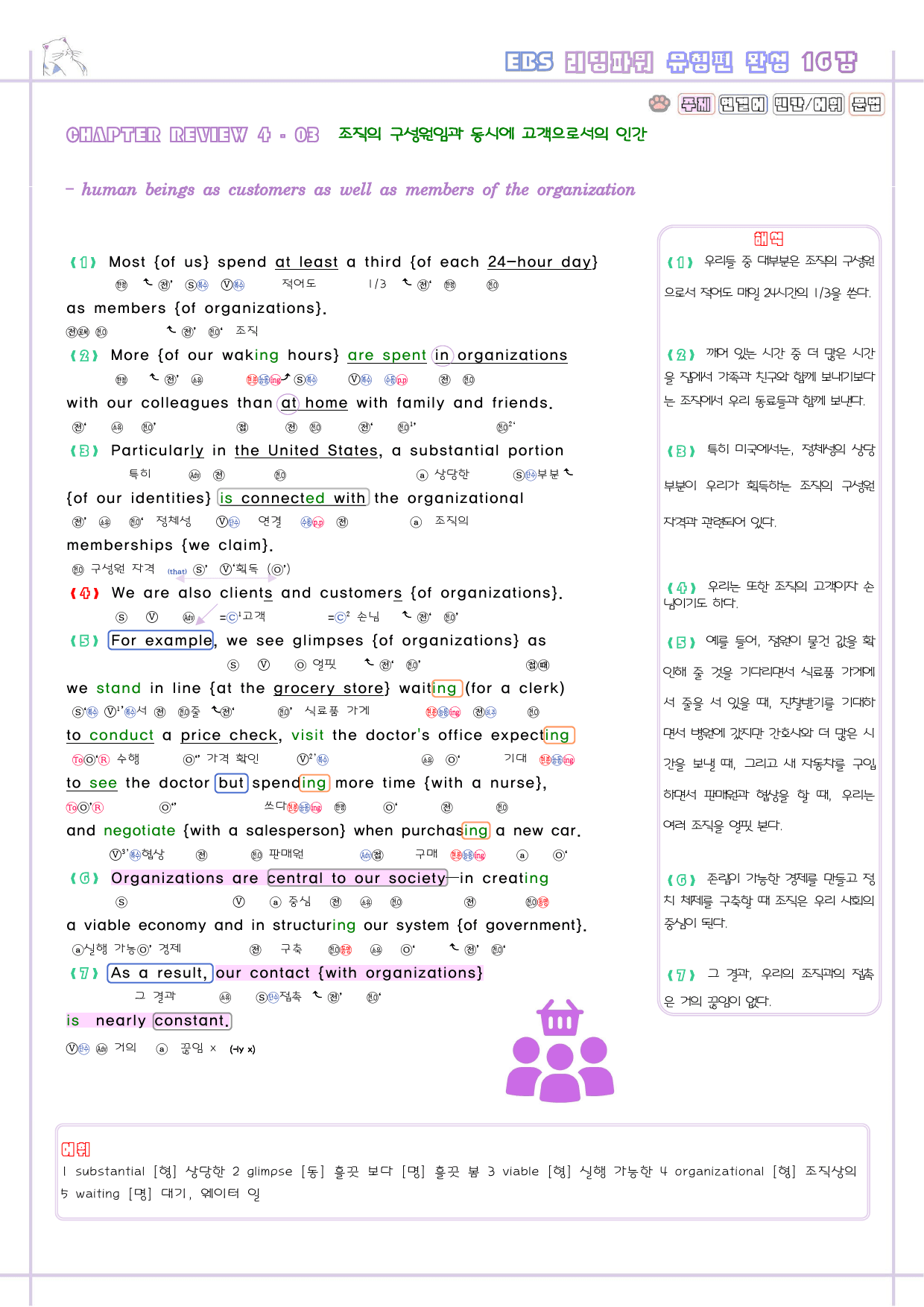 리딩파워 유형편 완성 16강 분석노트 리뷰 테스트 4_preview_4