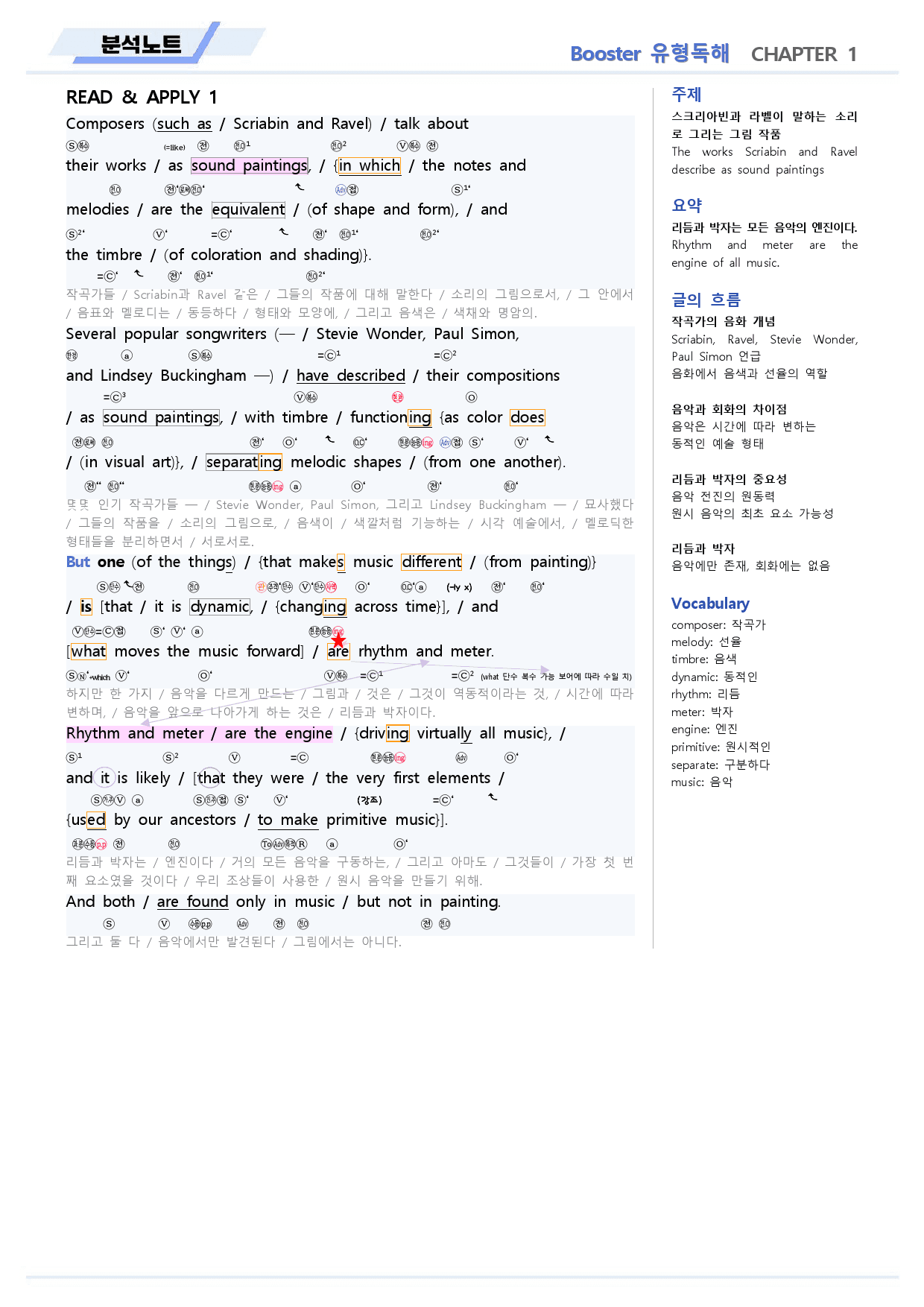 부스터 유형독해 분석노트 01 1강 1과 BOOSTER (개정)_preview_4