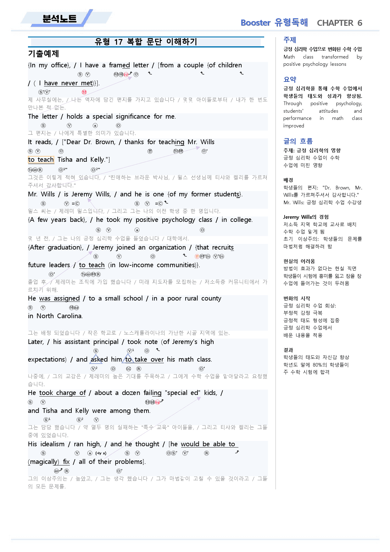 부스터 유형독해 분석노트 17 17강 17과 BOOSTER (개정)_preview_2