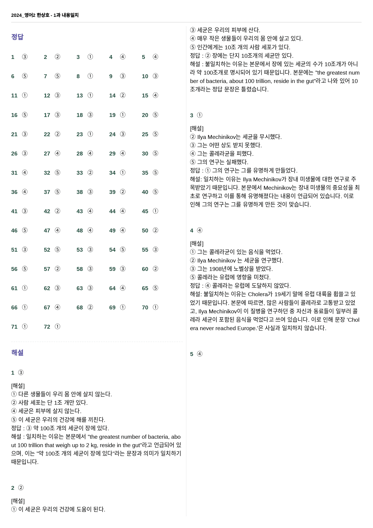 영어2 한상호 - 1과 내용일치 72제 (전체 수정)_preview_35