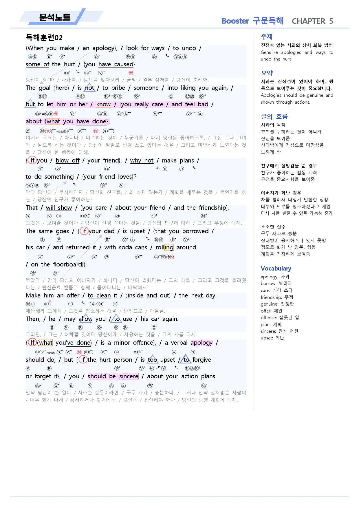 부스터 구문독해 분석노트 05 5강 5과 BOOSTER (개정)_preview_3