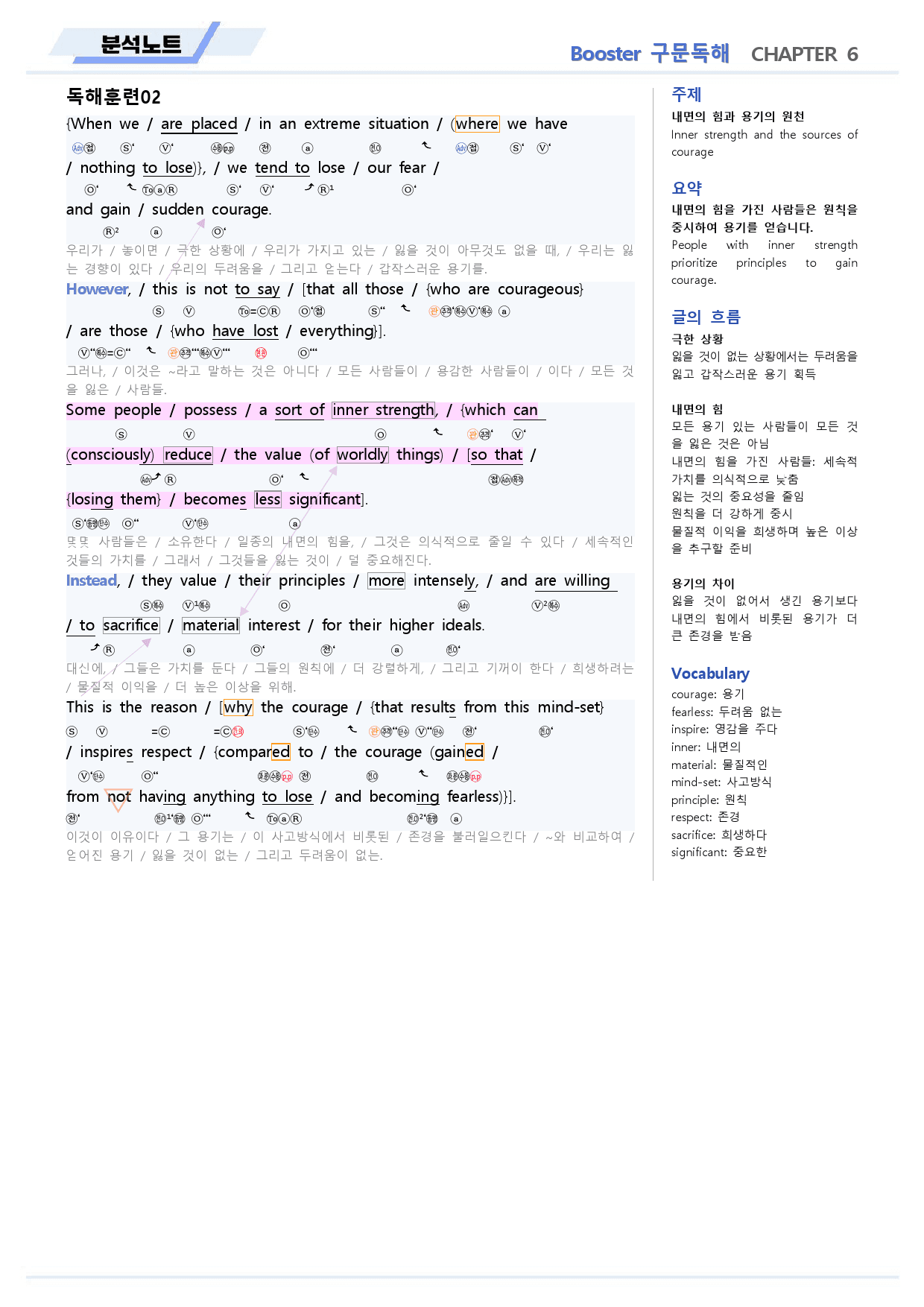 부스터 구문독해 분석노트 06 6강 6과 BOOSTER (개정)_preview_3