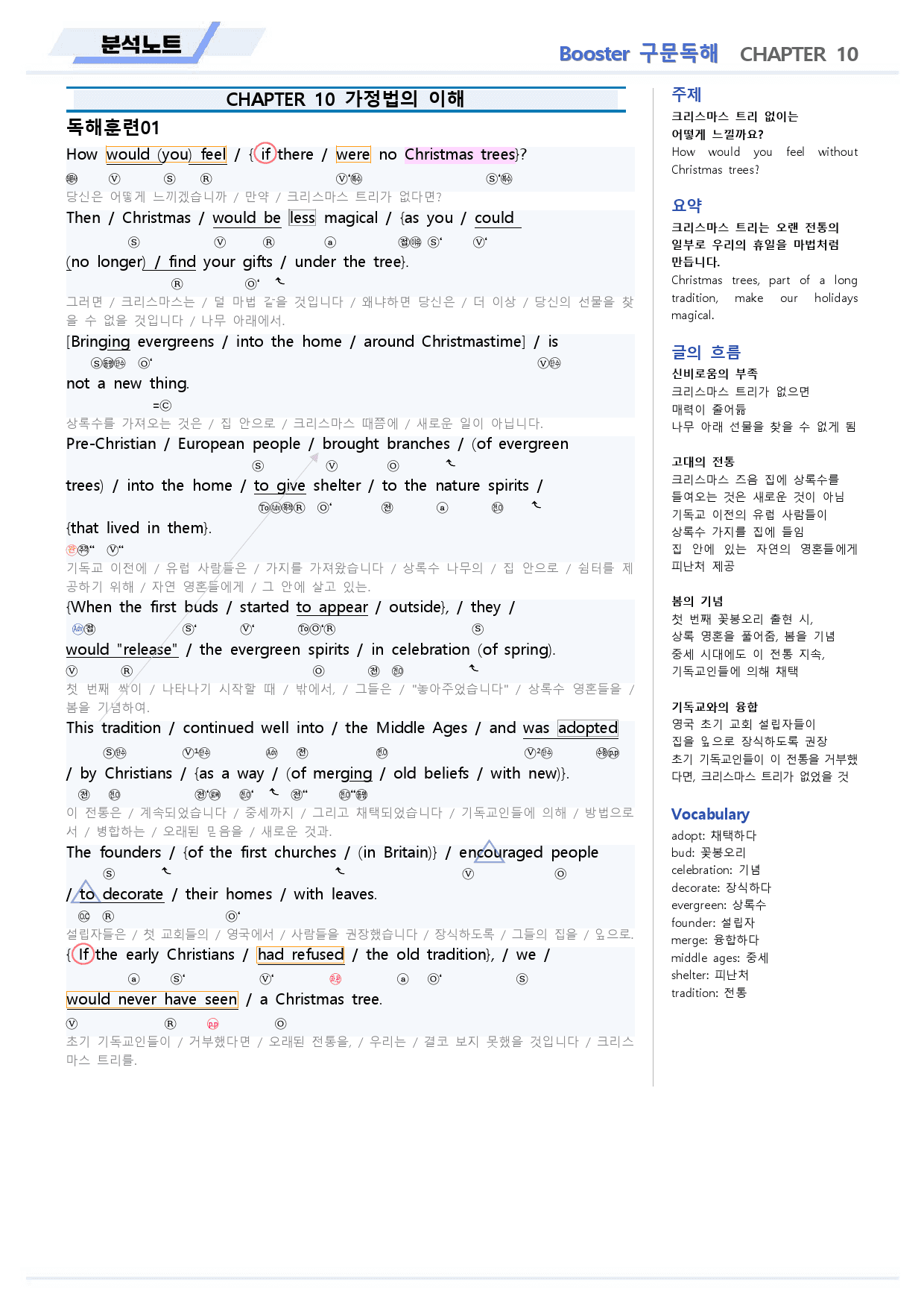 부스터 구문독해 분석노트 10 10강 10과 BOOSTER (개정)_preview_2