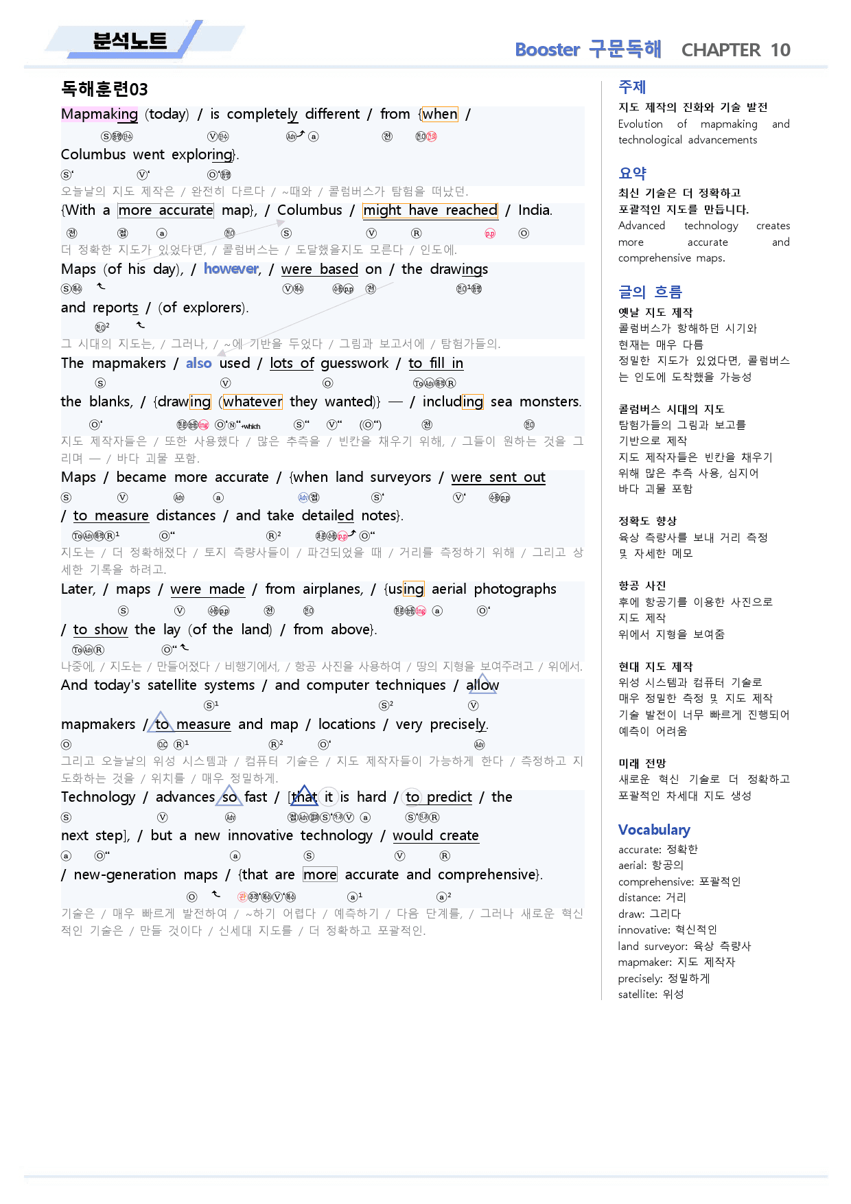 부스터 구문독해 분석노트 10 10강 10과 BOOSTER (개정)_preview_4