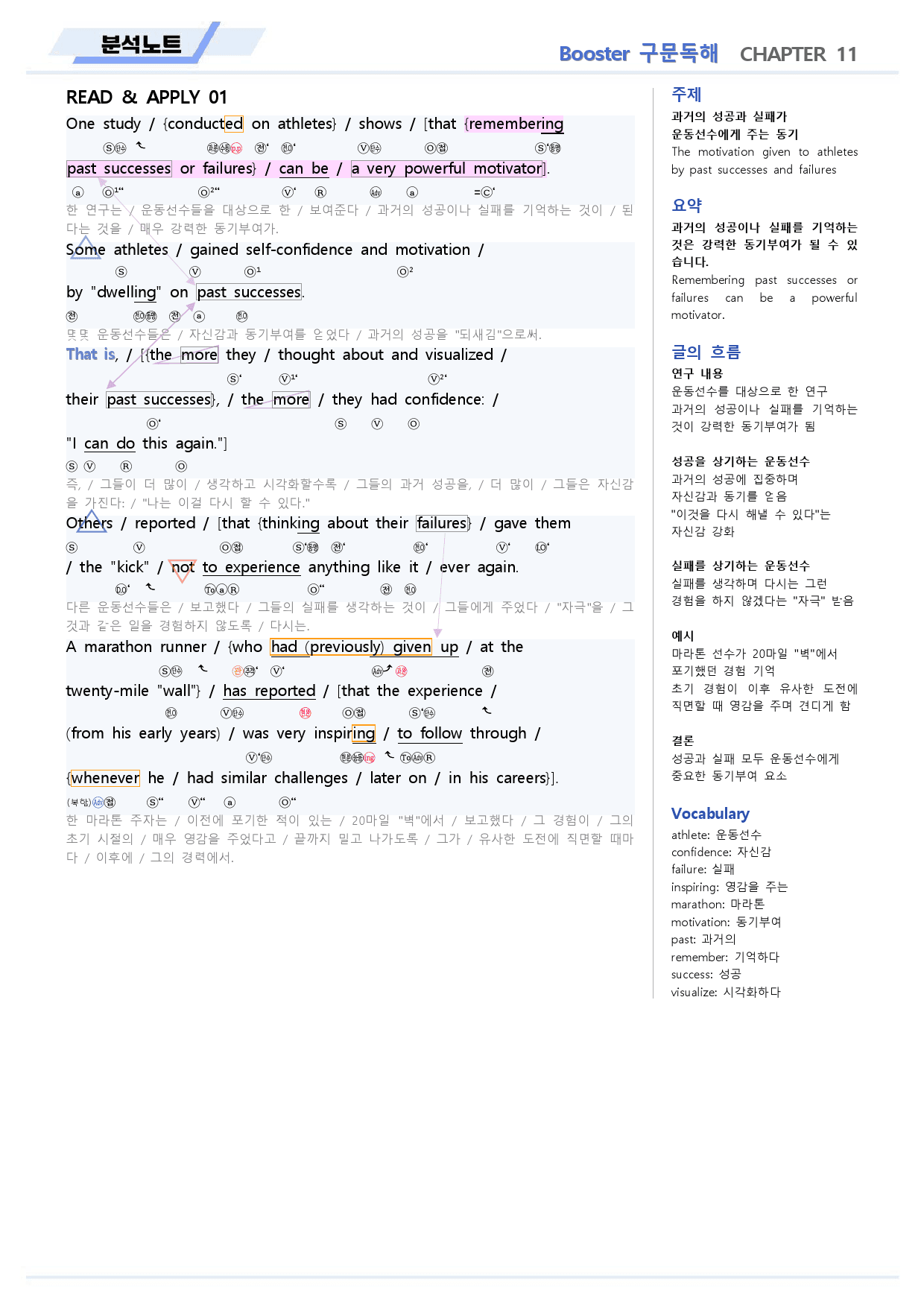 부스터 구문독해 분석노트 11 11강 11과 BOOSTER (개정)_preview_5