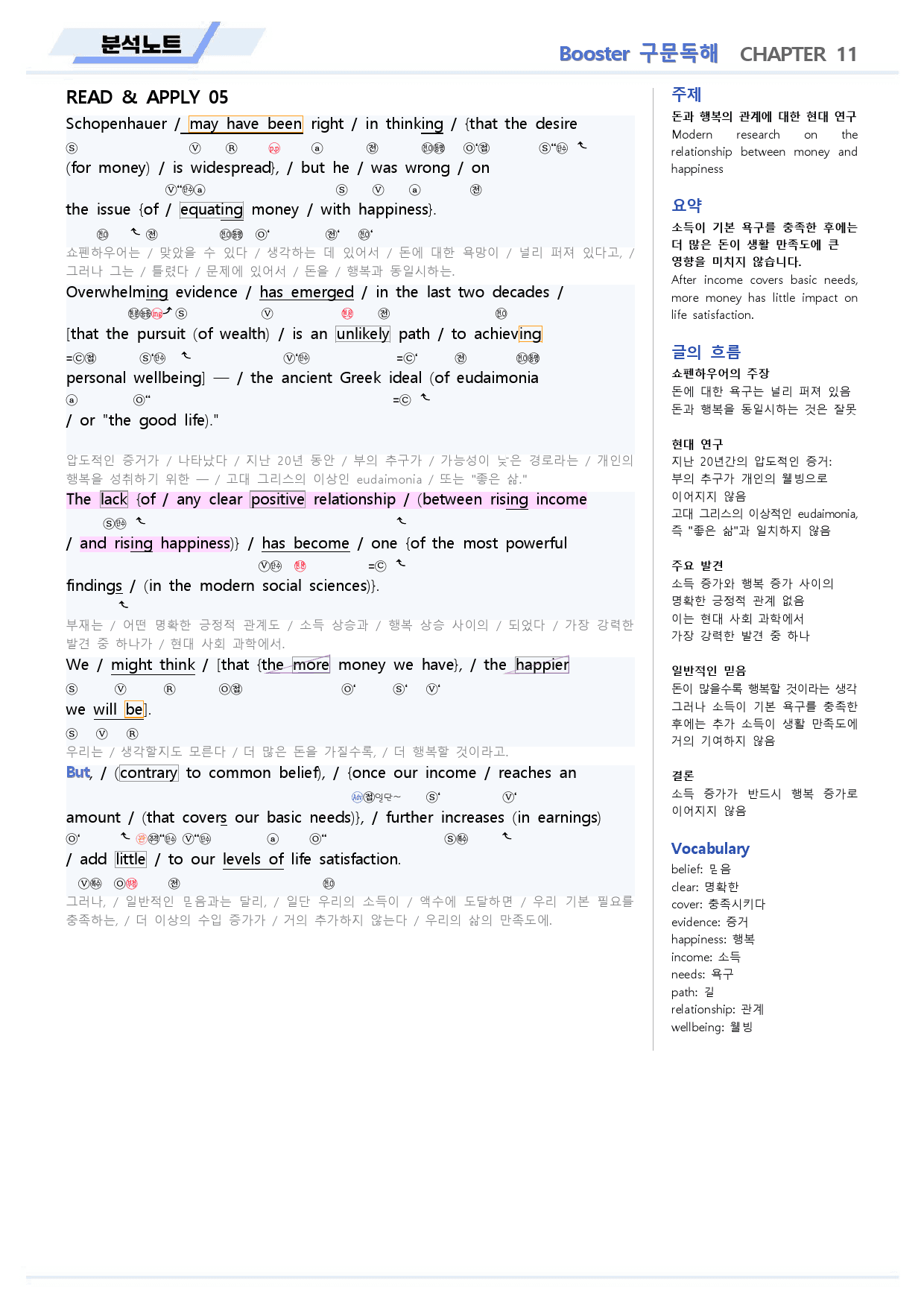 부스터 구문독해 분석노트 11 11강 11과 BOOSTER (개정)_preview_9