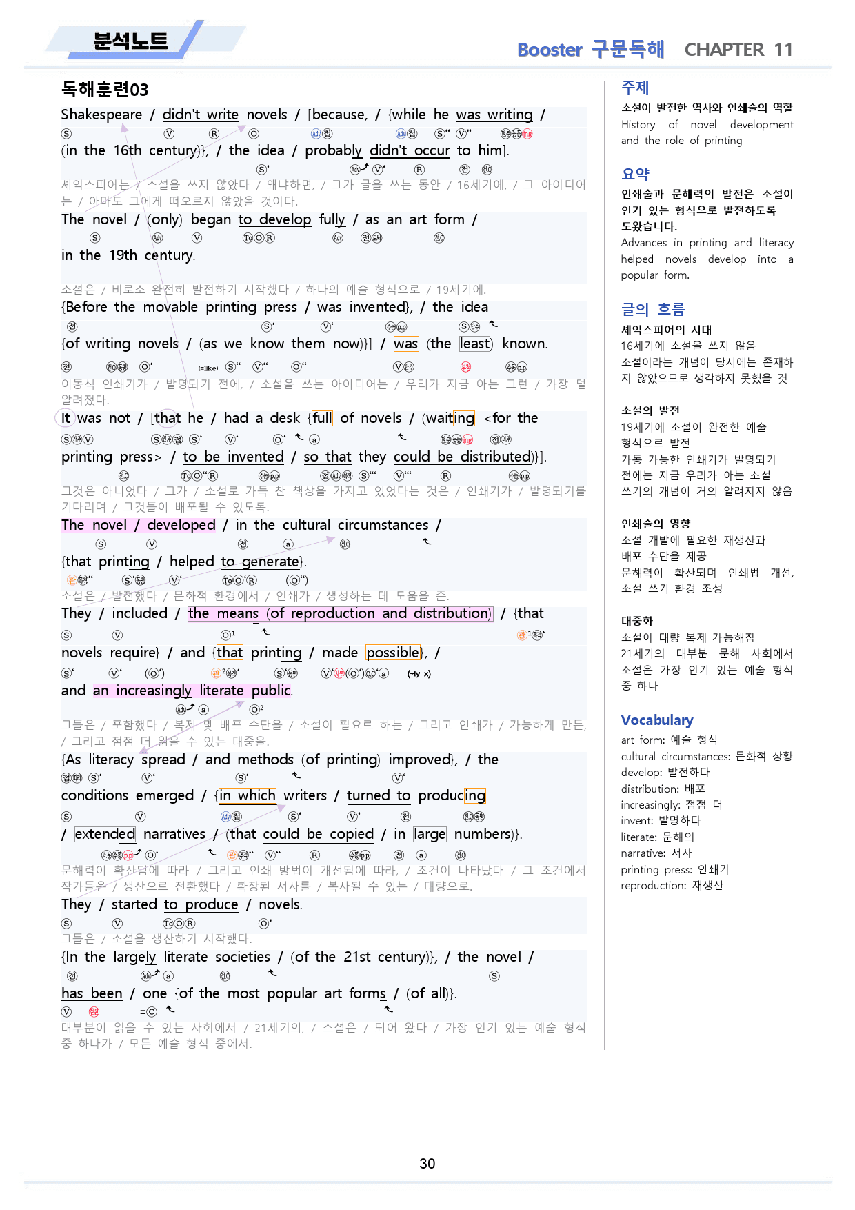 부스터 구문독해 분석노트 8강-Test3 통합 할인 BOOSTER_preview_31