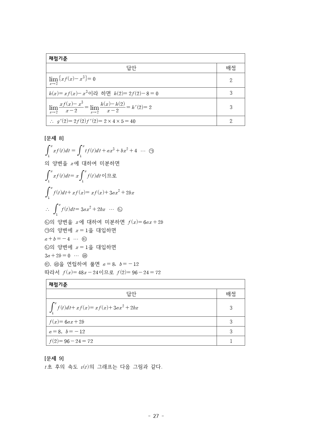 (자연계) 가천대 약술형 논술 수학 모의고사 2 (3회분)_preview_27
