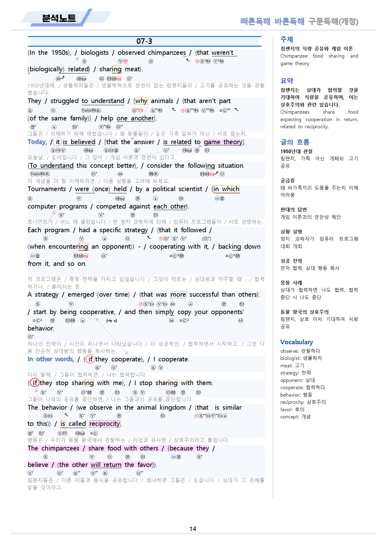 빠른독해 빠바 구문 독해 분석 노트 06 - 10강 통합 할인 24개정_preview_14