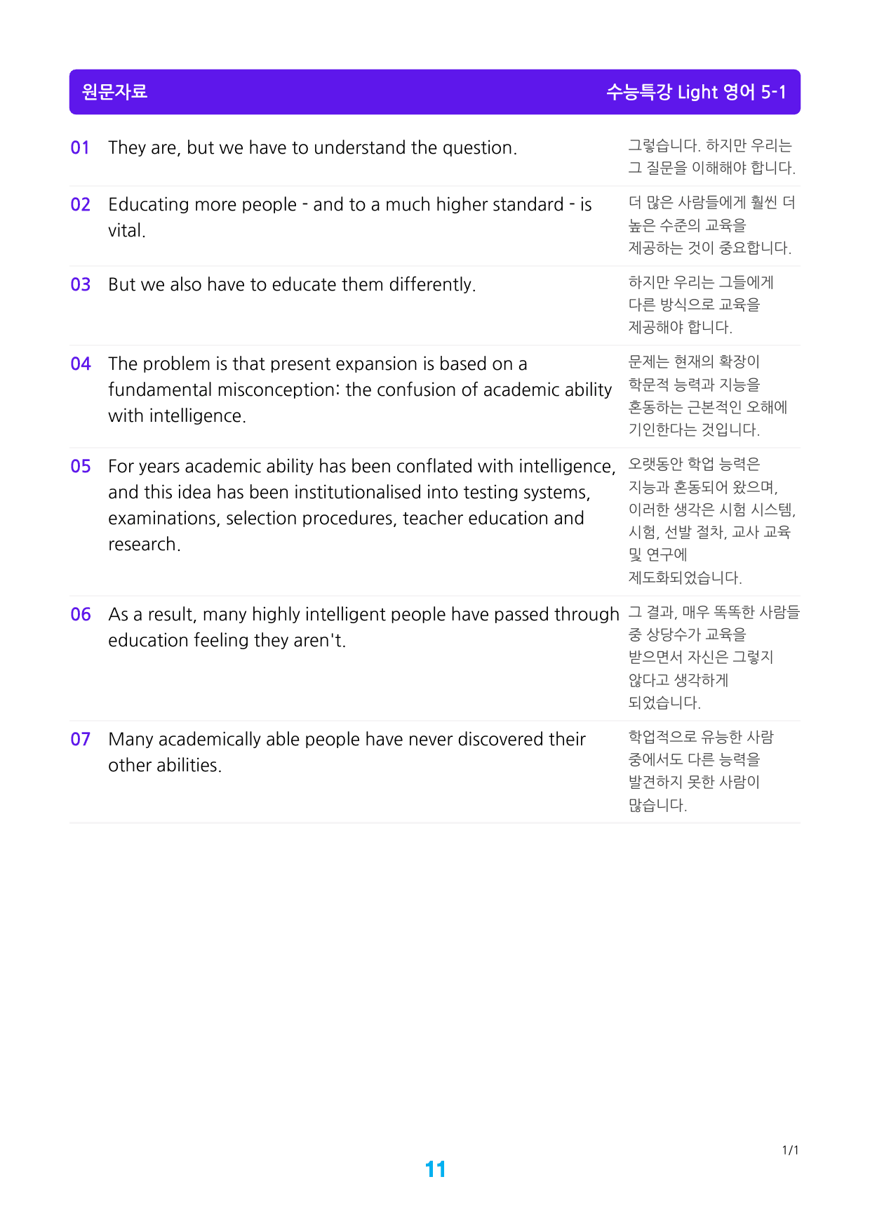 수능특강 Light 영어 5장 메가 워크북(웹툰+흐름도+200제)_preview_11