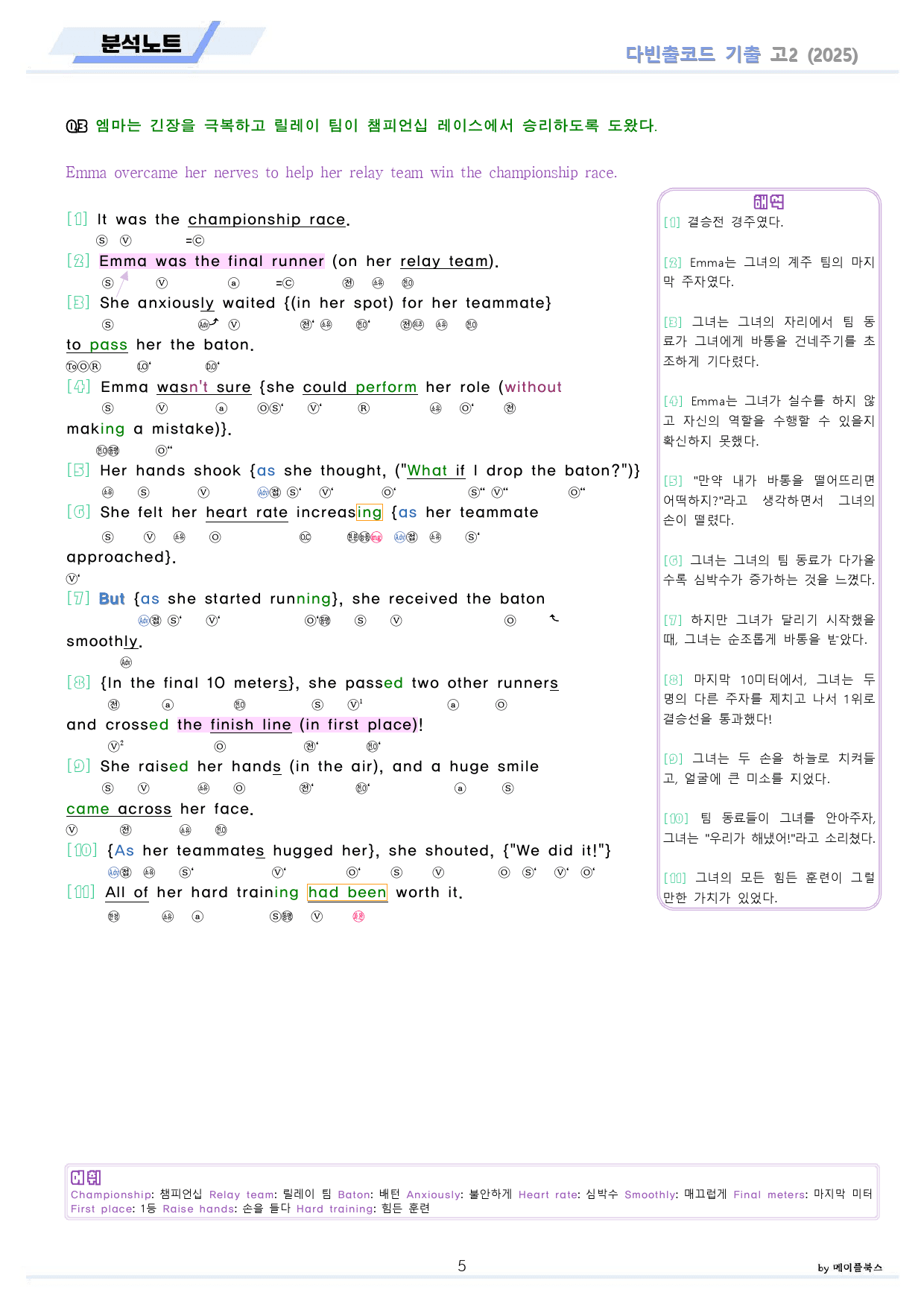 다빈출코드 영어 고2 분석노트 + 워크북 02 02강 02과 2025개정_preview_5