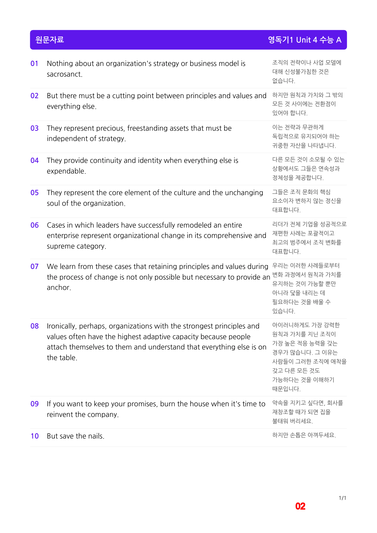 올림포스 영독기1, Unit 4 메가 워크북(60문제X3회)_preview_2