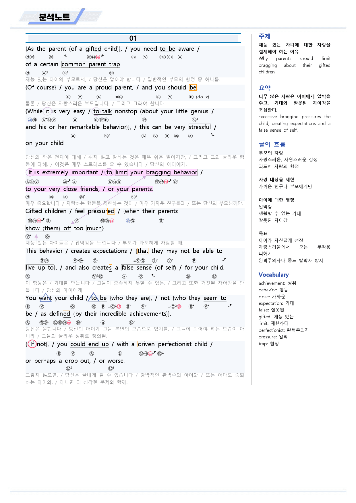 2025 올림포스 전국연합 기출 영어 고1 분석노트 03 3강 3과_preview_2