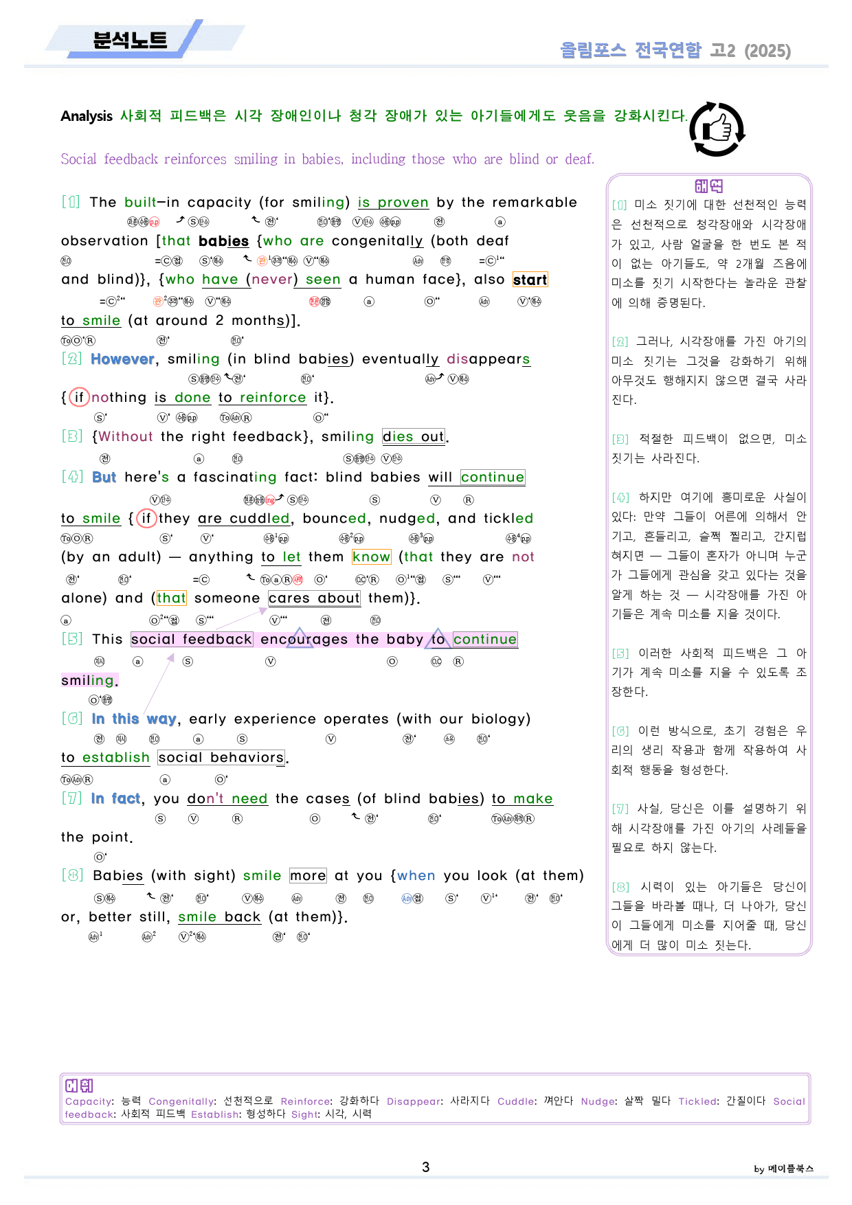 2025 올림포스 전국연합 기출 영어 고2 분석 변형 워크북 11 11강_preview_3