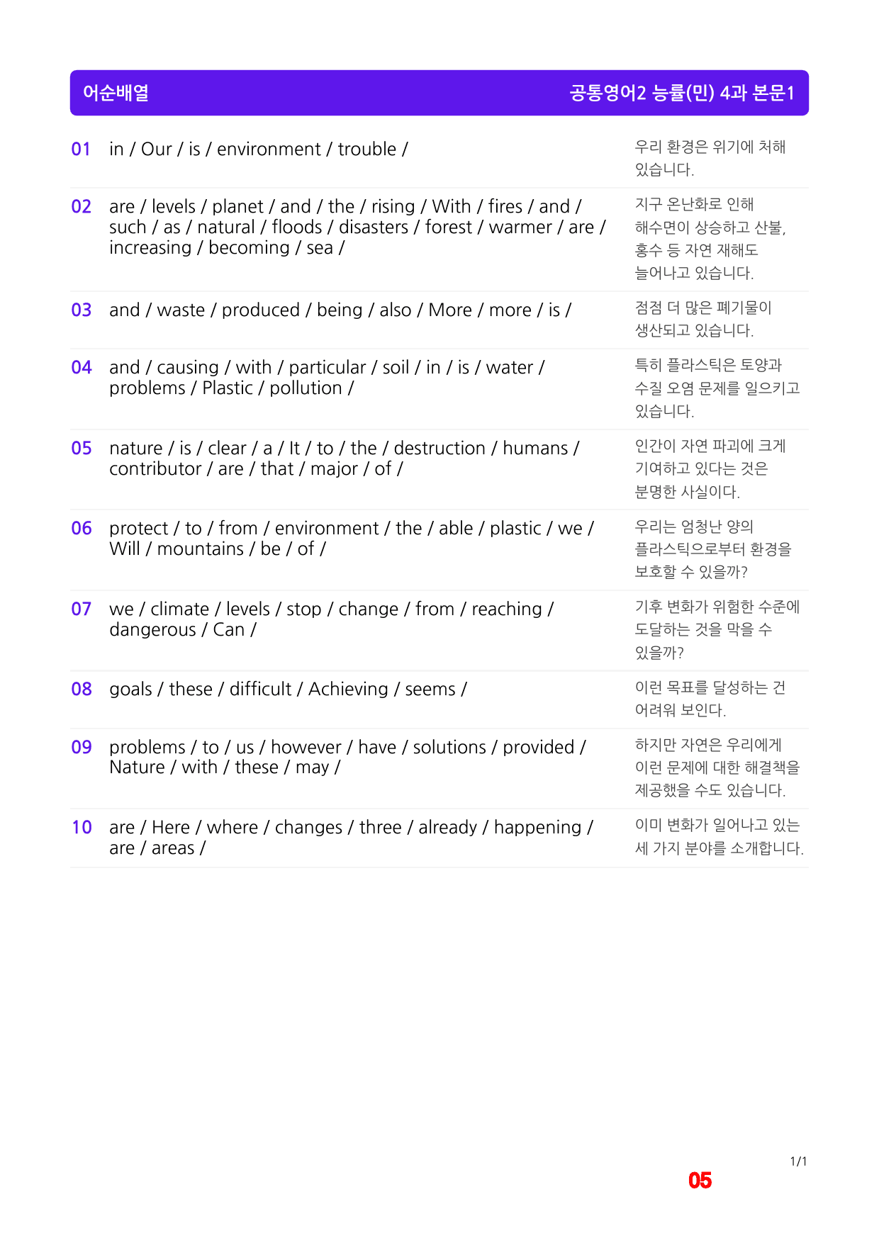 공통영어2 능률(민) 4과 기본3종(좌배빈)+메가(40제X6회)_preview_5