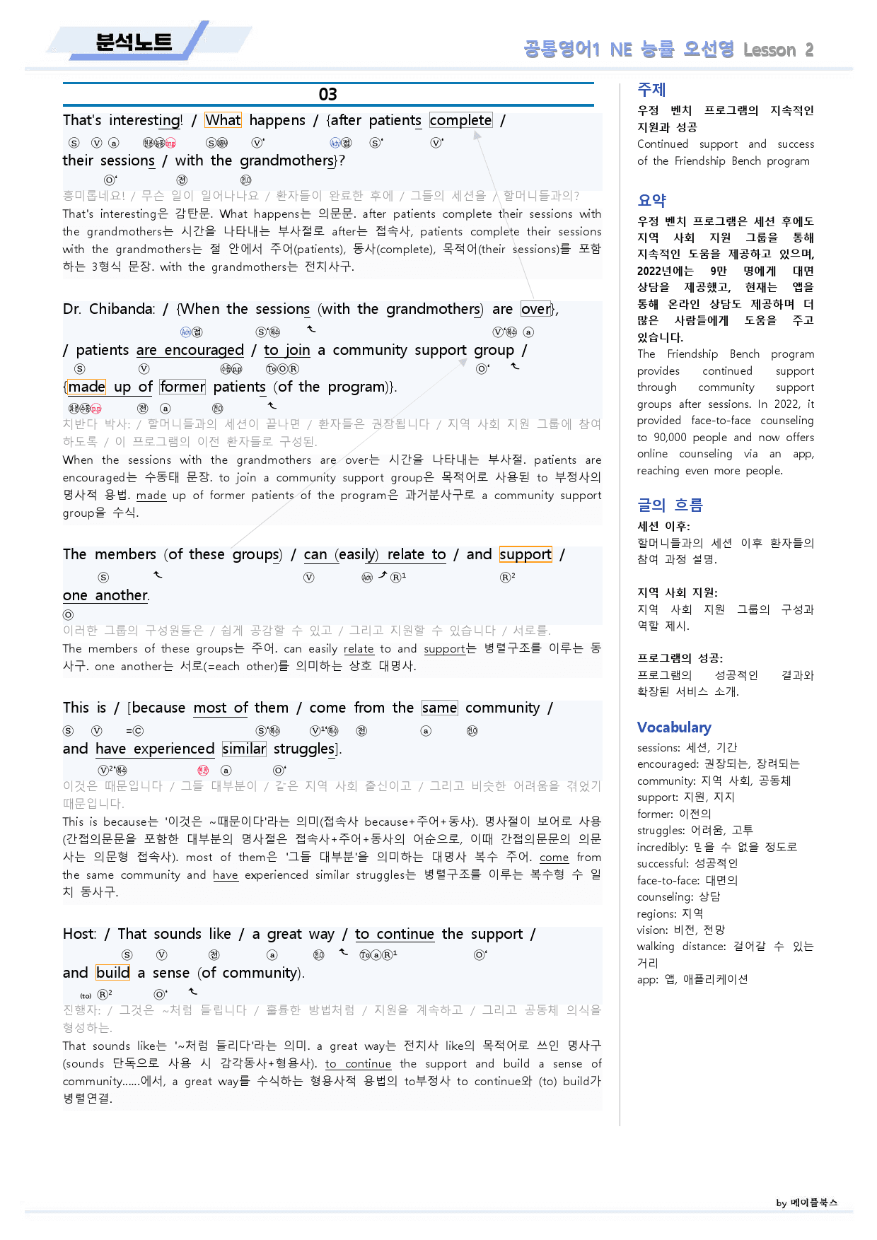 공통영어1 능률 오선영 02 2강 2과 분석노트 22년 개정_preview_7
