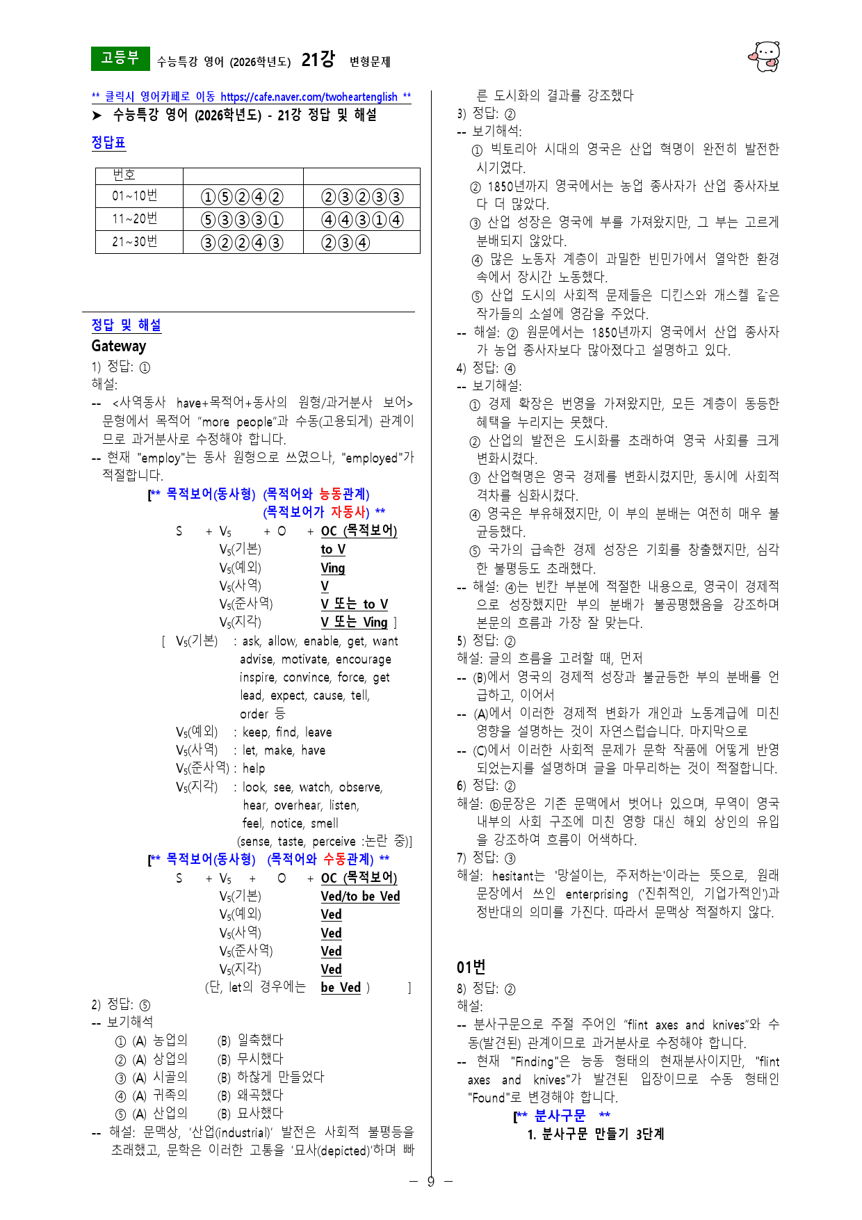 수능특강 영어 (2026학년도) 21강 변형문제_preview_9