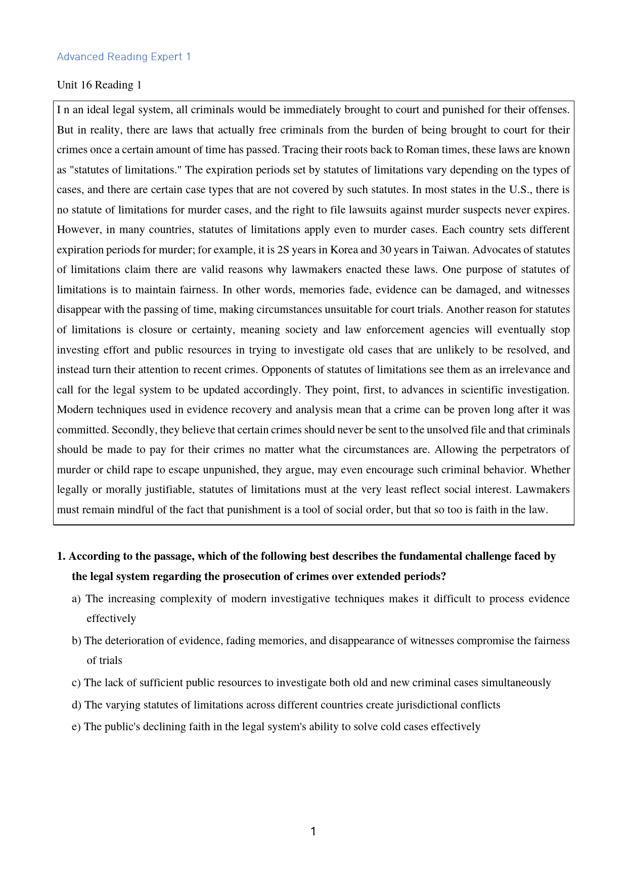 Advanced_Reading_Expert_1_고난도_변형문제_16강_preview_1