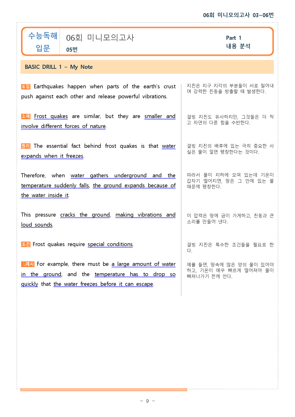 얇고 빠른 수능 독해 입문 미니 모의고사 10+2회 06회 _preview_9