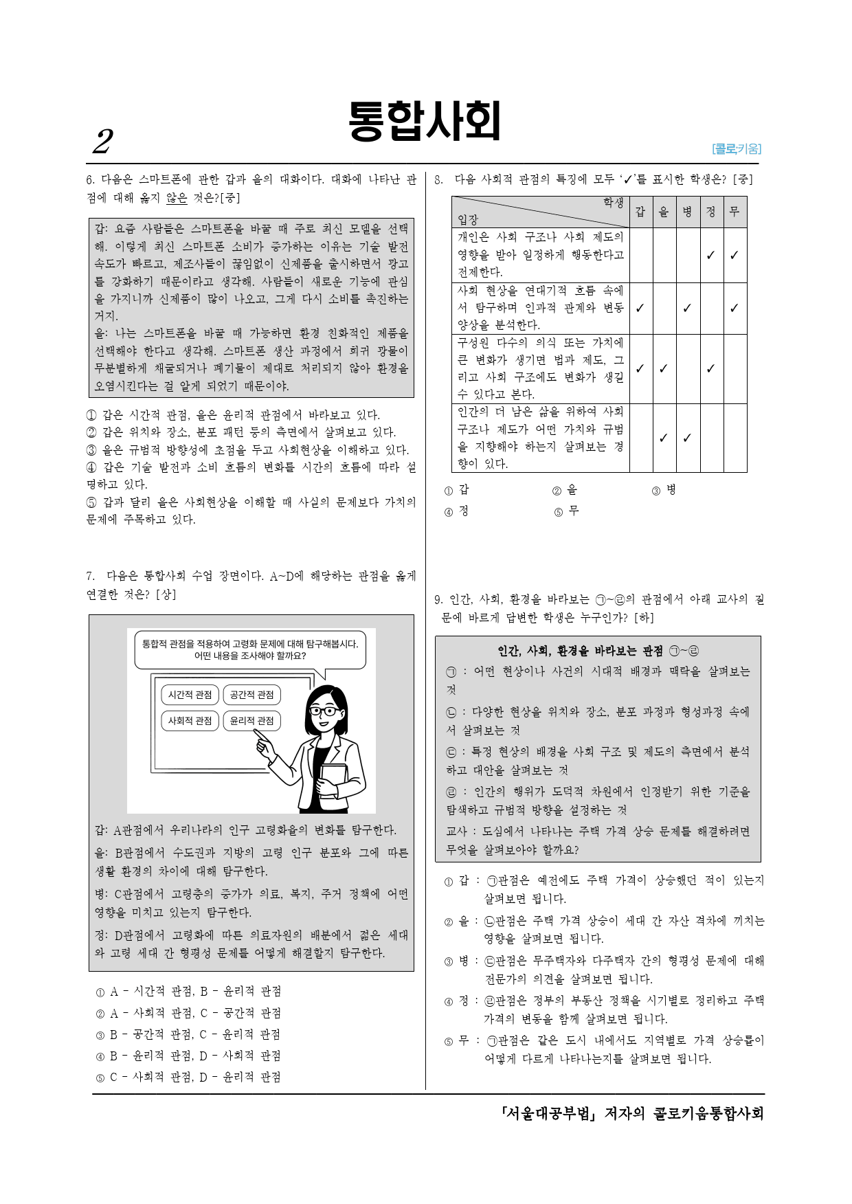 콜로키움 1-01 인간사회환경을 바라보 다양한관점_preview_2