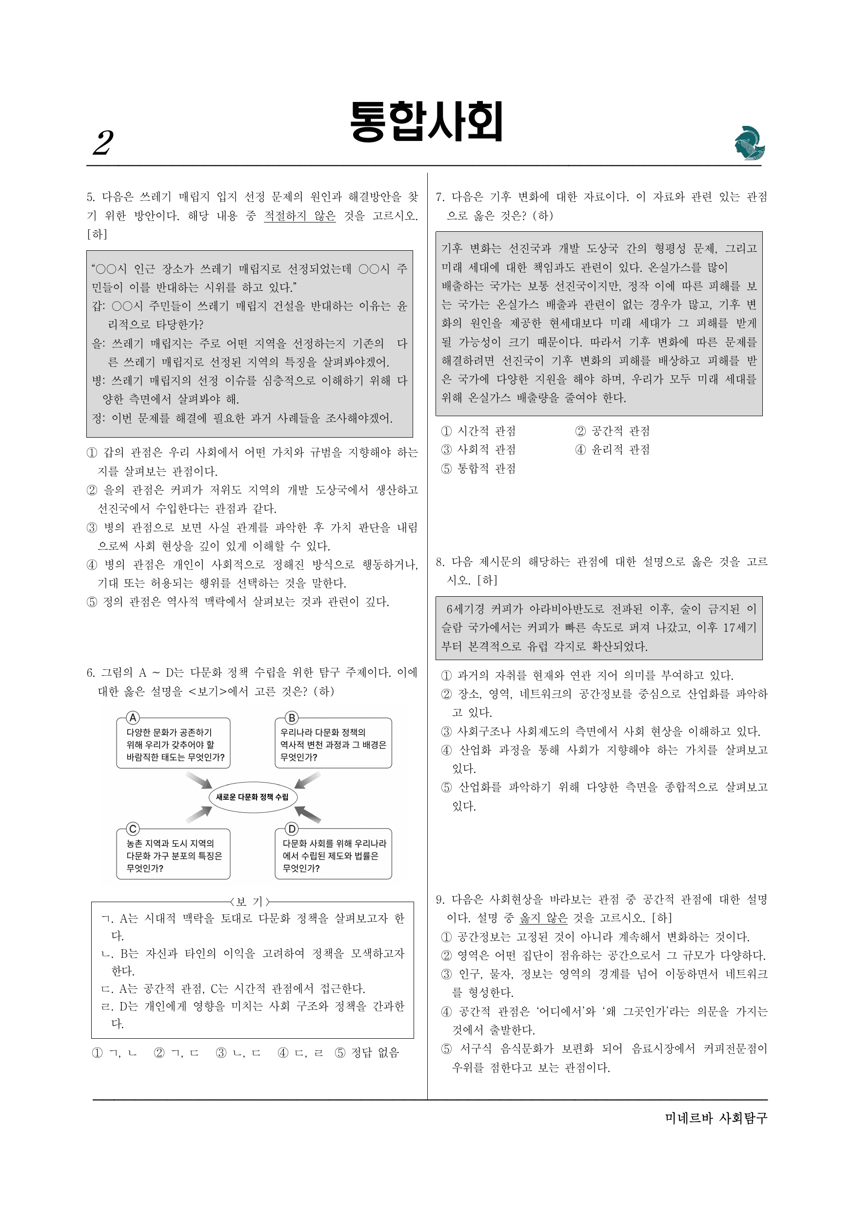 파이널체크-미네르바 1단원 통합적관점 40제_preview_undefined